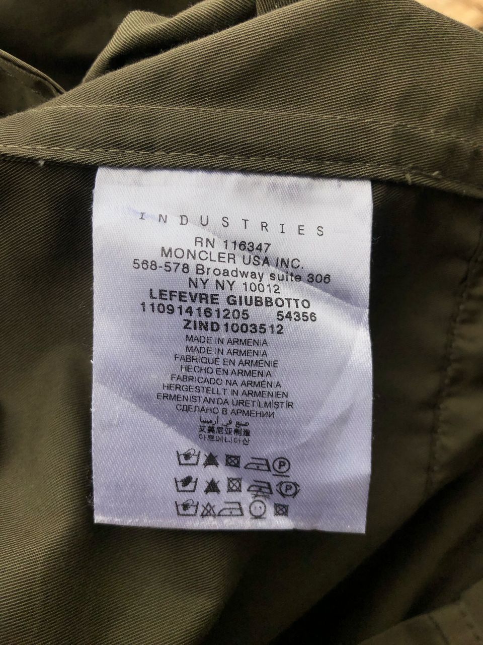 Moncler Moncler Military Jacket Size US L / EU 52-54 / 3 - 6 Thumbnail