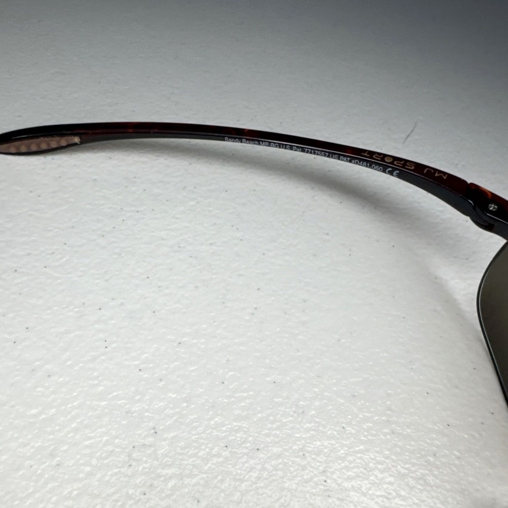 Maui Jim Sandy Beach Sunglasses Mj-408-10 Glossy Tortoise Frames Only Mj Sport Unisex Adults, Men's — image 6 of 6