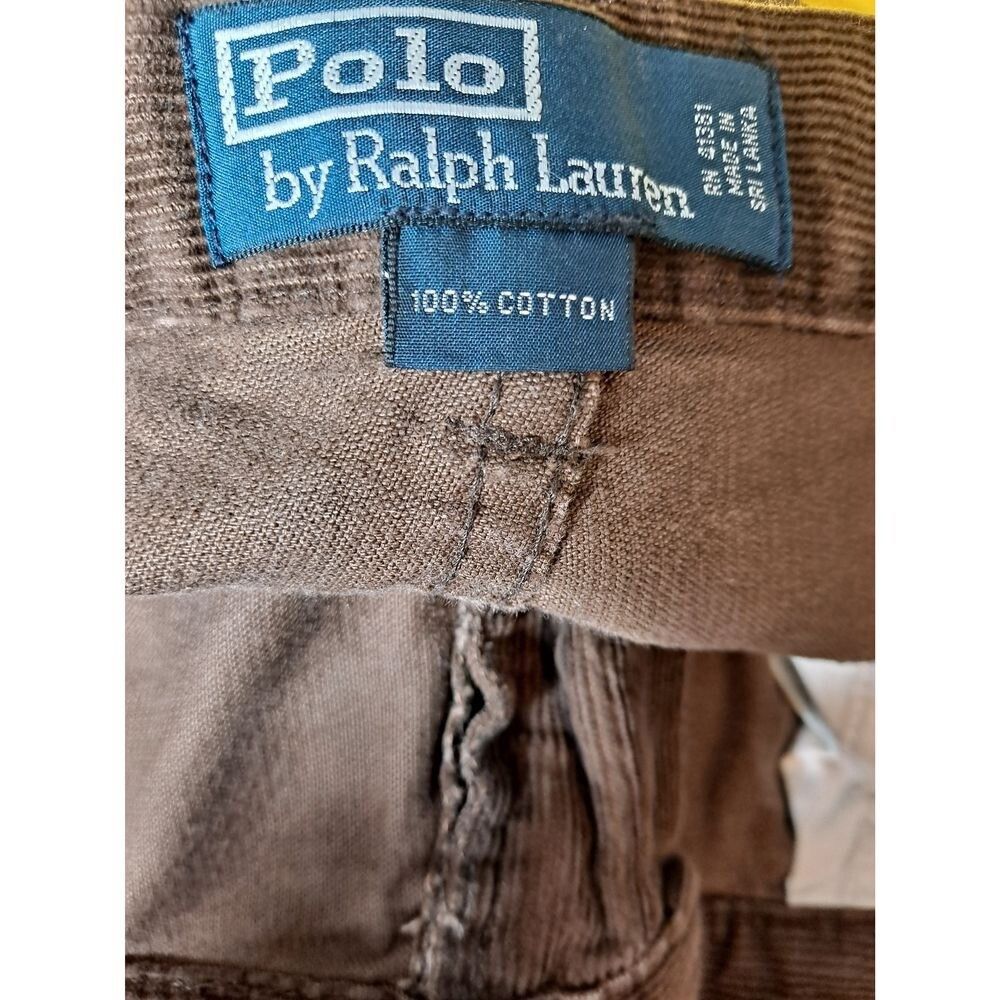 Polo Ralph Lauren Polo Ralph Lauren Corduroy Pants Authentic Dungarees Brown C Size US 35 - 3 Thumbnail