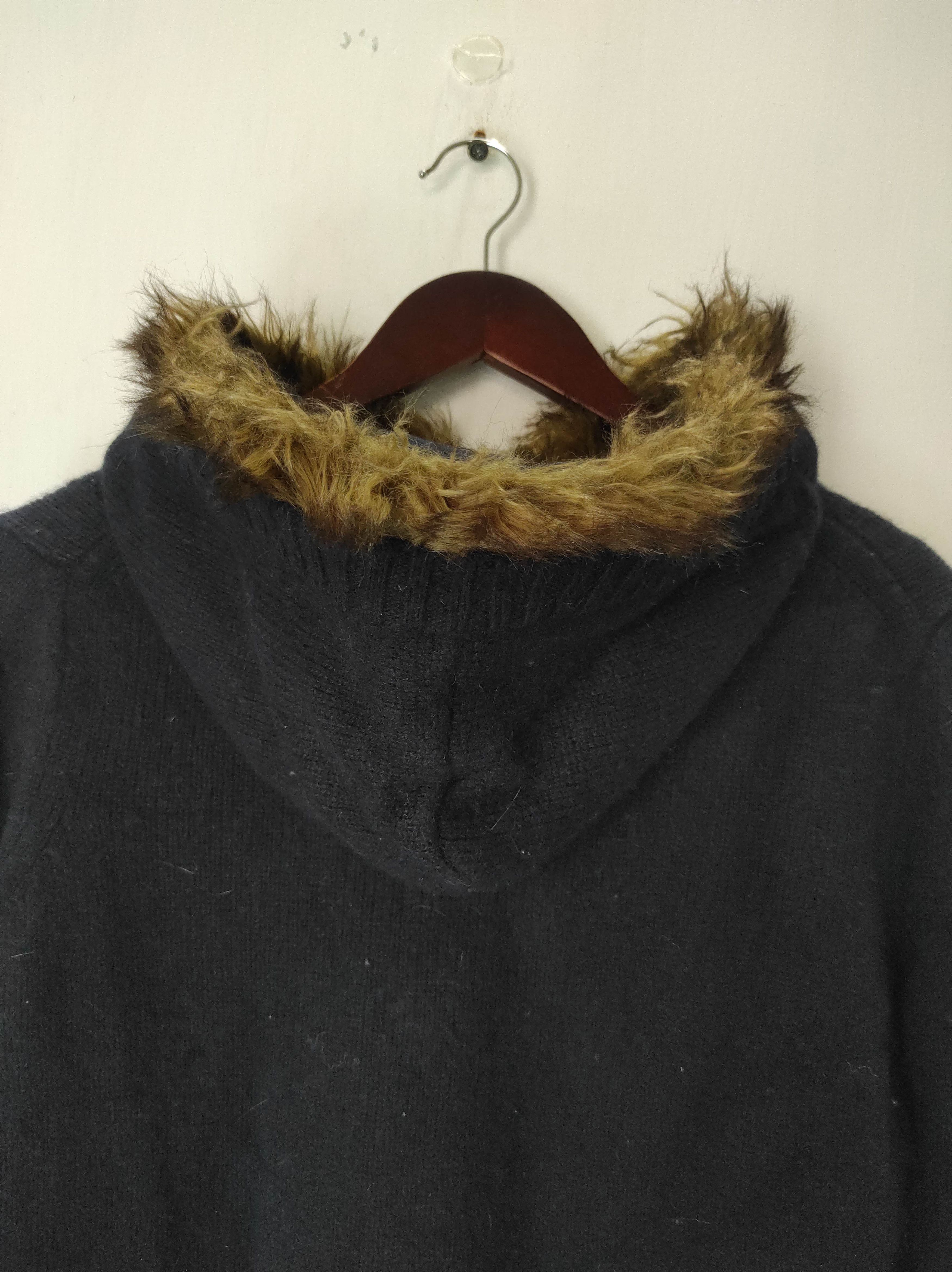 Homespun Knitwear Heritory Knit Zip Fur Hoodie IfSixWasNine LGB style Size US S / EU 44-46 / 1 - 13 Thumbnail