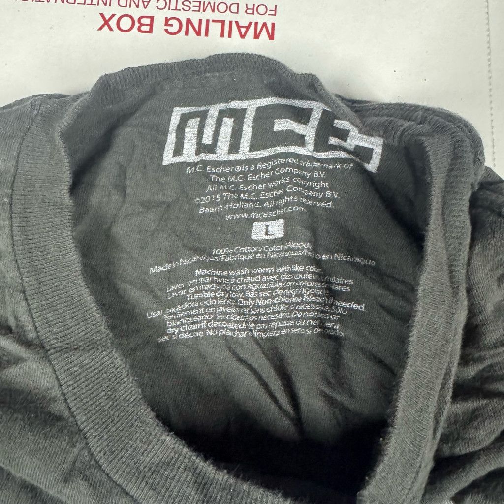 Vintage MC Escher Collage Tee Black T Shirt Mens Size L Size US L / EU 52-54 / 3 - 3 Thumbnail