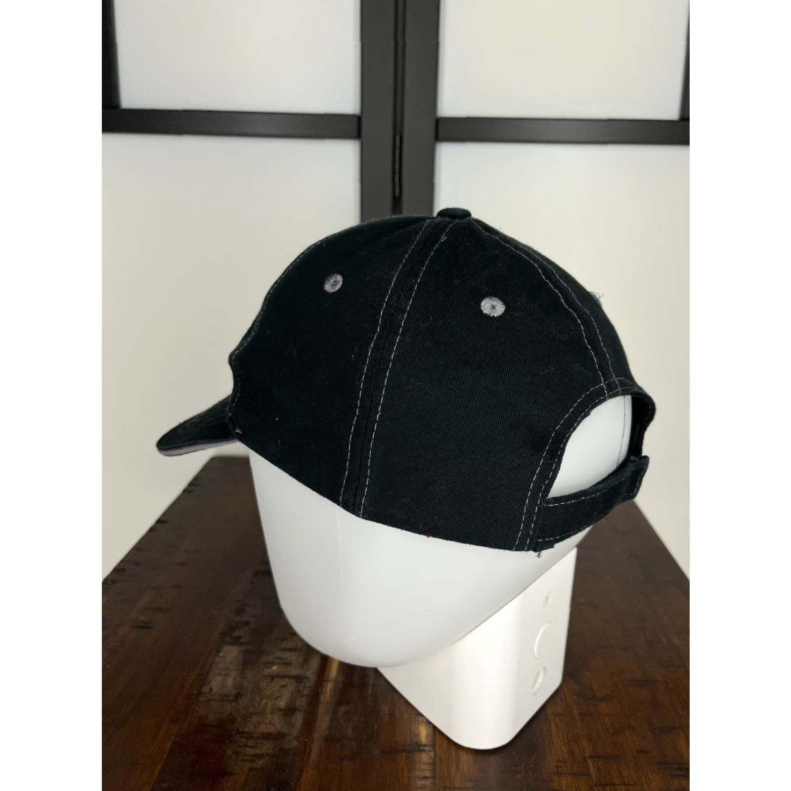 Disney Disney Hat Cap Strap Back One Size Black Adult Embroidered Logo 100% Cotton Baseball Cap Unisex Size ONE SIZE - 5 Thumbnail