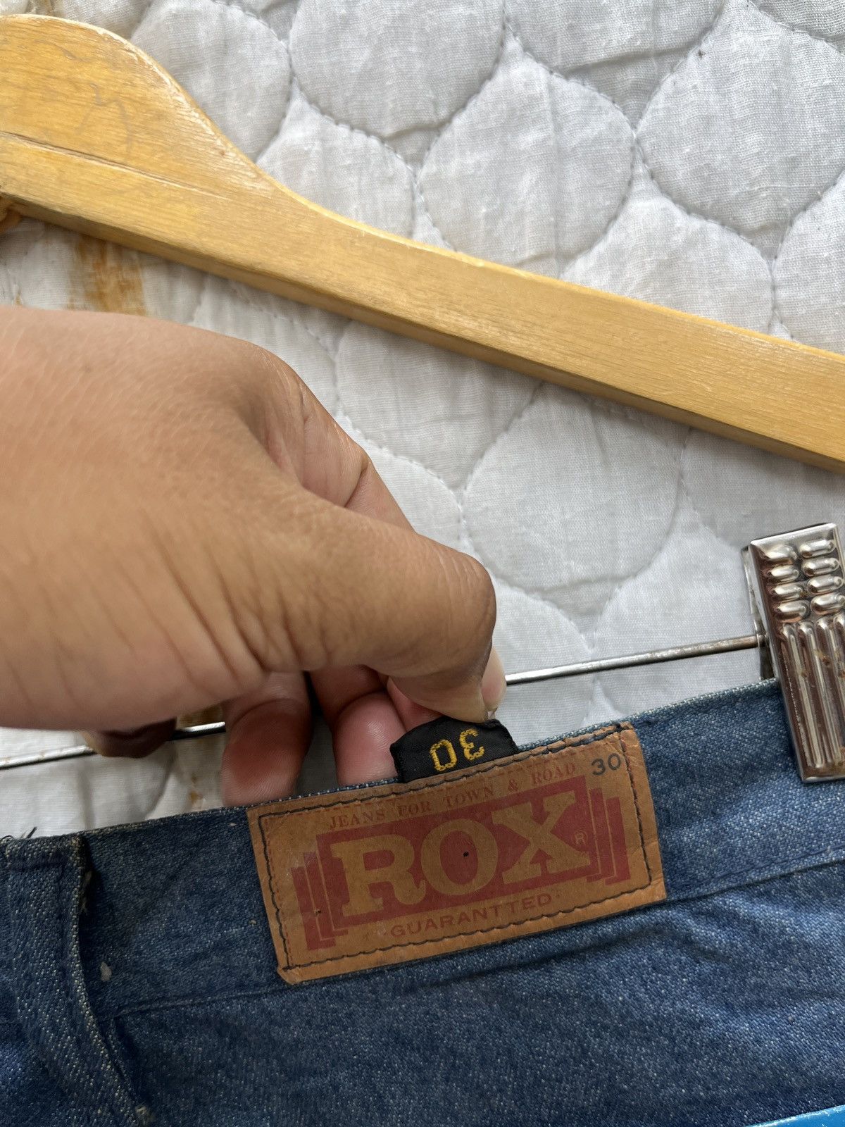 Vintage 🔥🔥🔥STEALS VTG ROX FLARED DENIM Size 29" - 10 Thumbnail