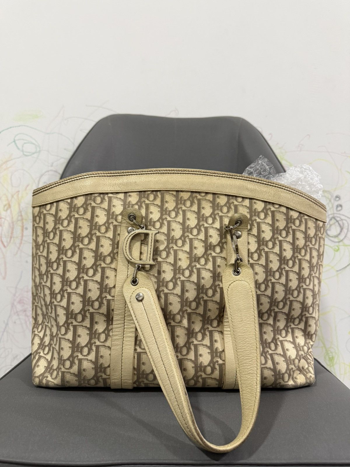 Christian Dior Monsieur Vintage Christian Dior Embroidery Floral Shoulder Tote Bag Size ONE SIZE - 2 Thumbnail