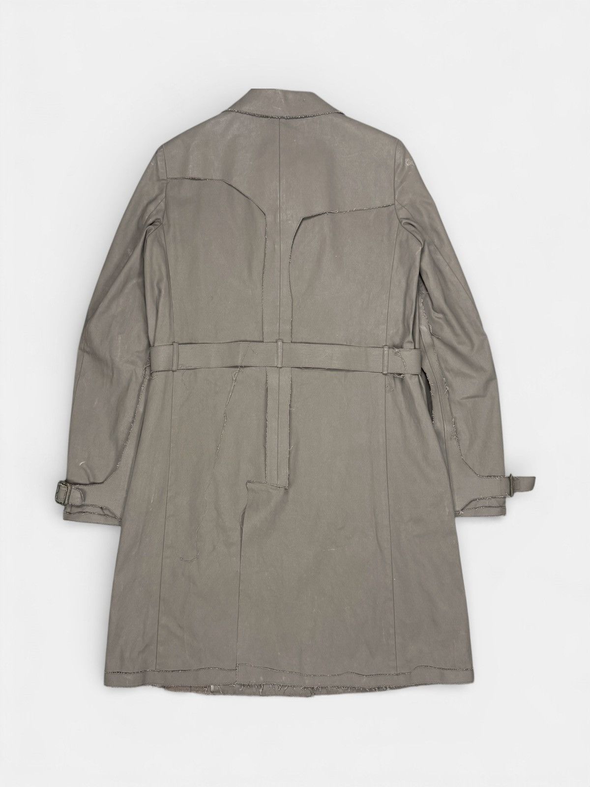 Hussein Chalayan Hussein Chalayan - FW02 Deconstructed Waxed Coat Size US M / EU 48-50 / 2 - 4 Thumbnail