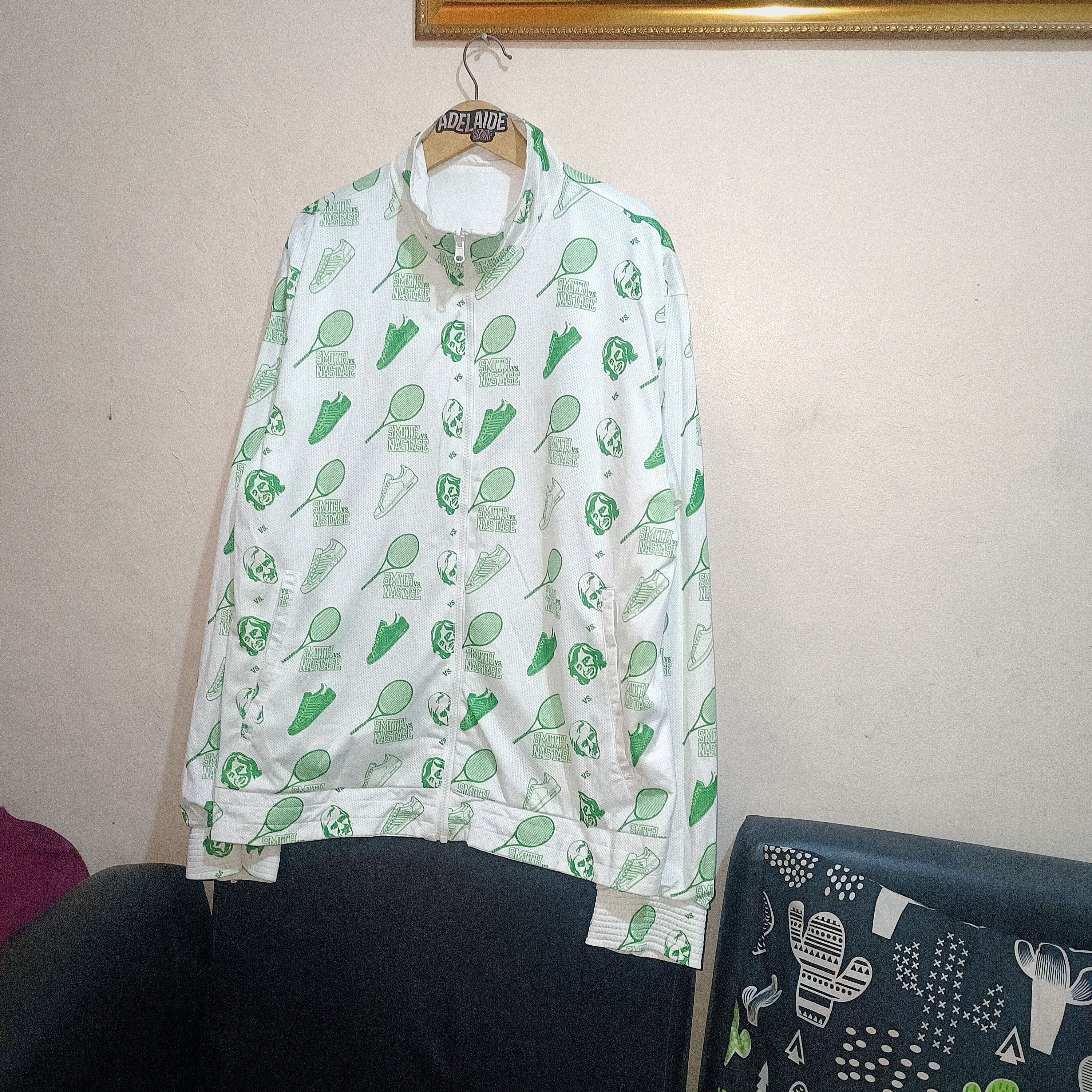 Adidas Adidas Stansmith AOP Reversible Tracksuit Jacket Size US XL / EU 56 / 4 - 6 Thumbnail