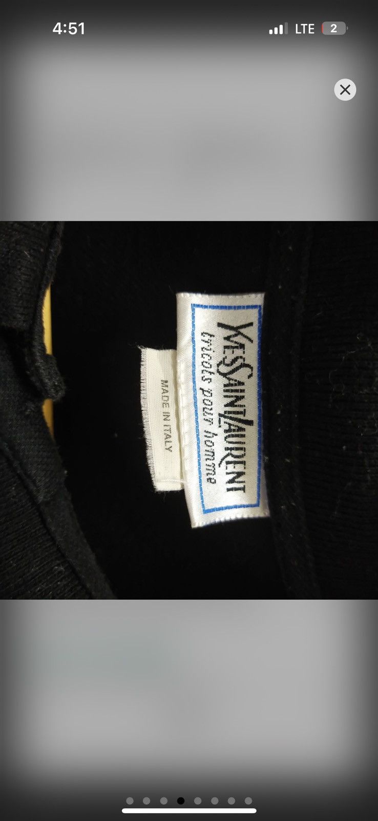Yves Saint Laurent VINTAGE YSL POLO Size US L / EU 52-54 / 3 - 4 Thumbnail