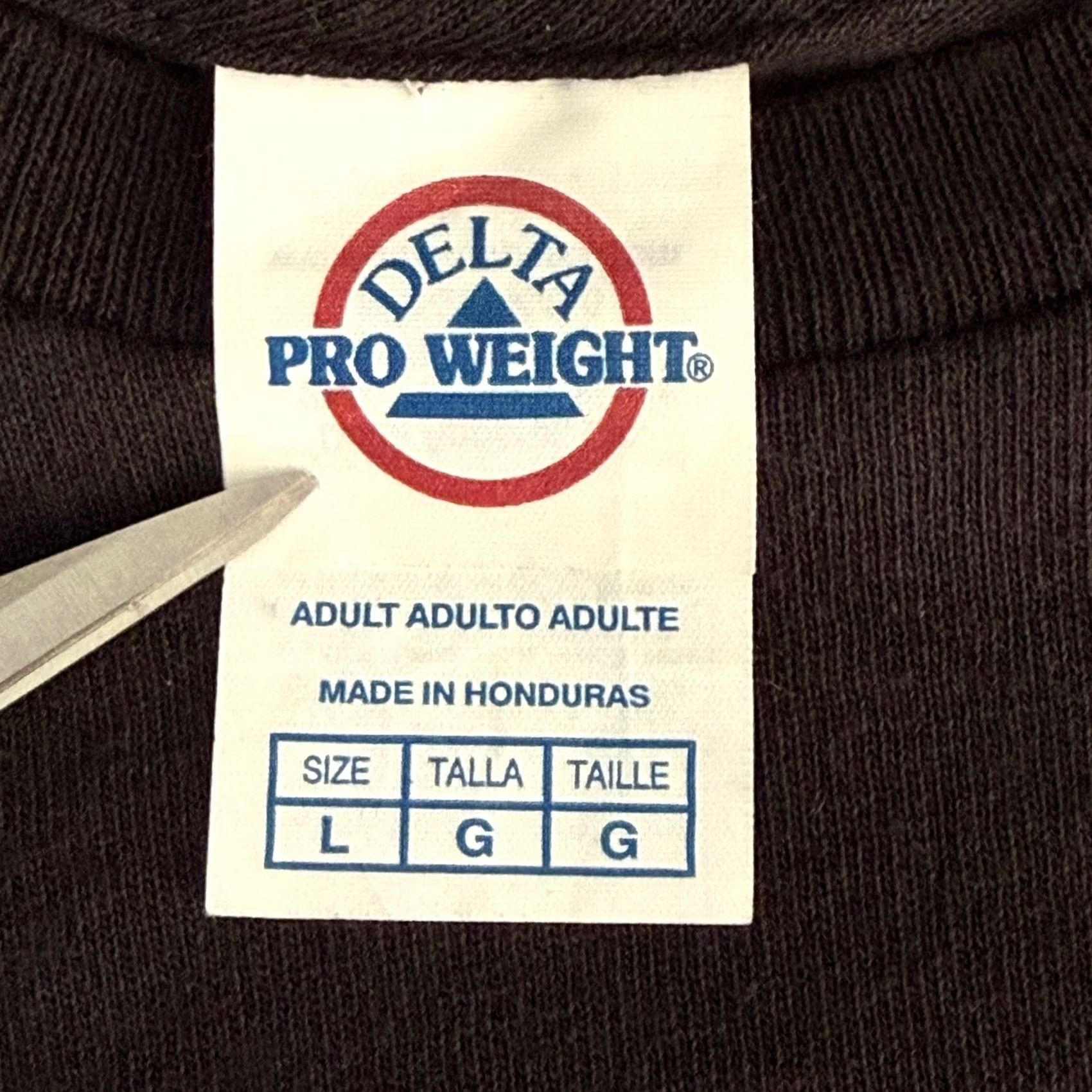 Vintage Vintage Delta Pro Weight Graphic Tee Mens L Black Biker Quotes Sarcastic Moto Shirt Size US L / EU 52-54 / 3 - 4 Thumbnail