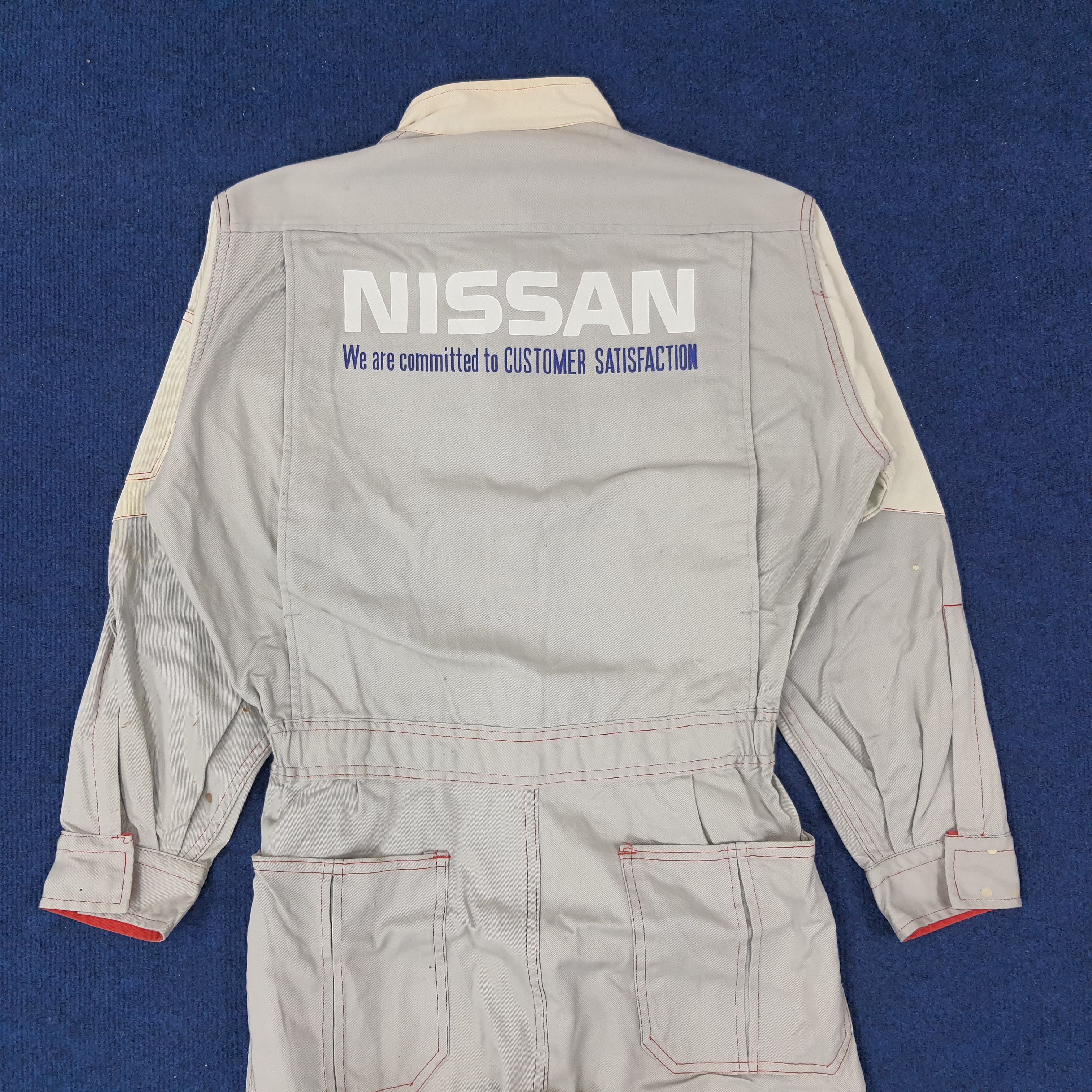 Japanese Brand × Vintage Vintage NISSAN Racing Motorsports Japan Coverall C231N25 Size US M / EU 48-50 / 2 - 1 Thumbnail