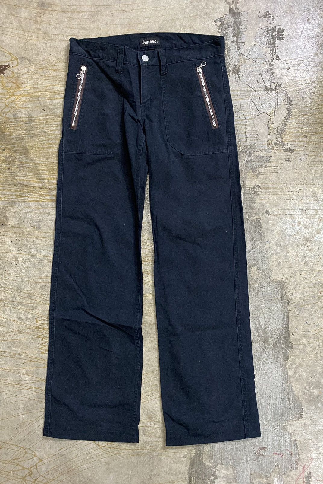 Hysteric Glamour 1990s Hysteric Hunting Zipper wide leg pants Size US 29 - 8 Thumbnail