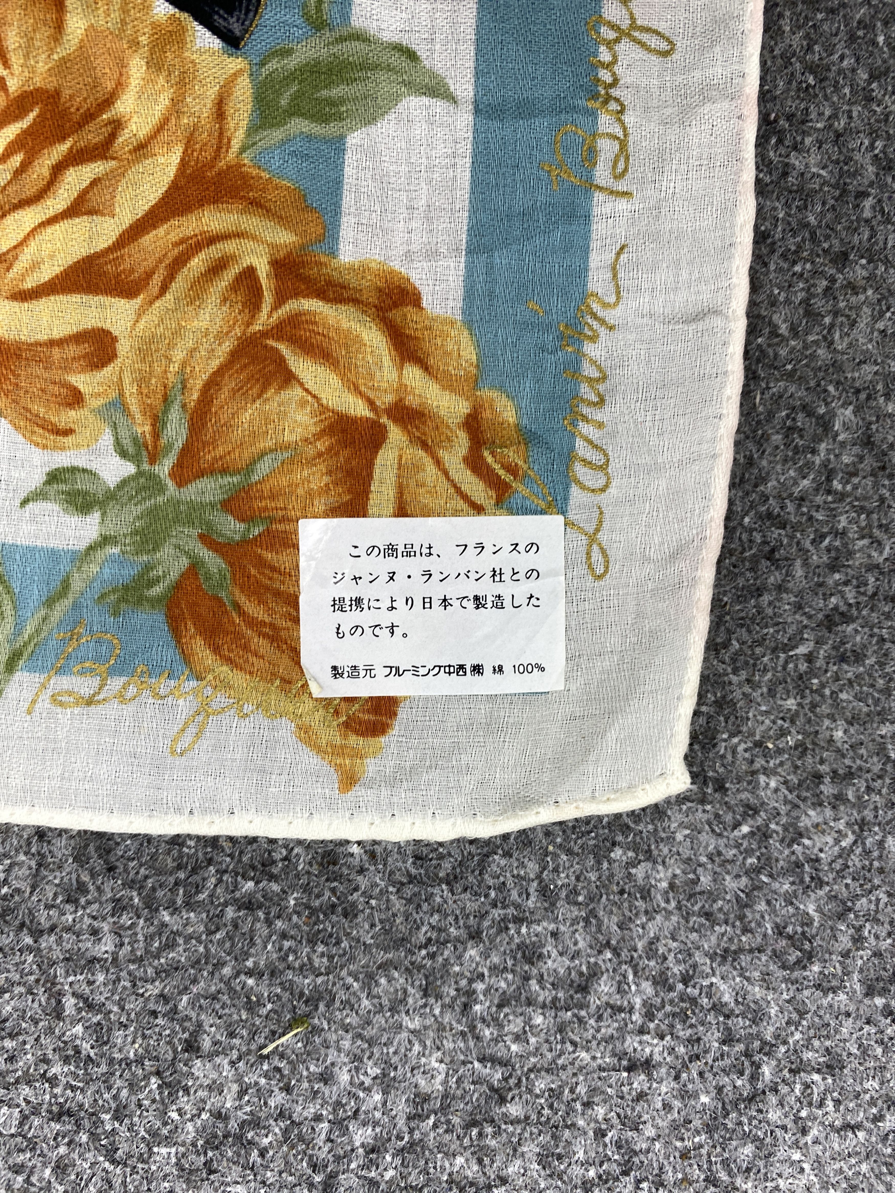 Lanvin Lanvin Paris Handkerchief / Neckerchief HKC0908 Size ONE SIZE - 6 Thumbnail