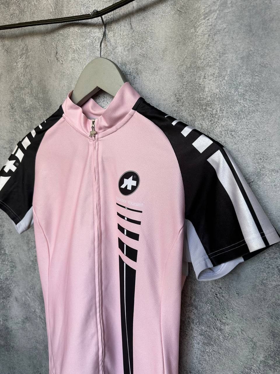 Other Assos Cycling Jersey Pink Black Full Zip Short Sleeve Lady Size XL / US 12-14 / IT 48-50 - 6 Thumbnail