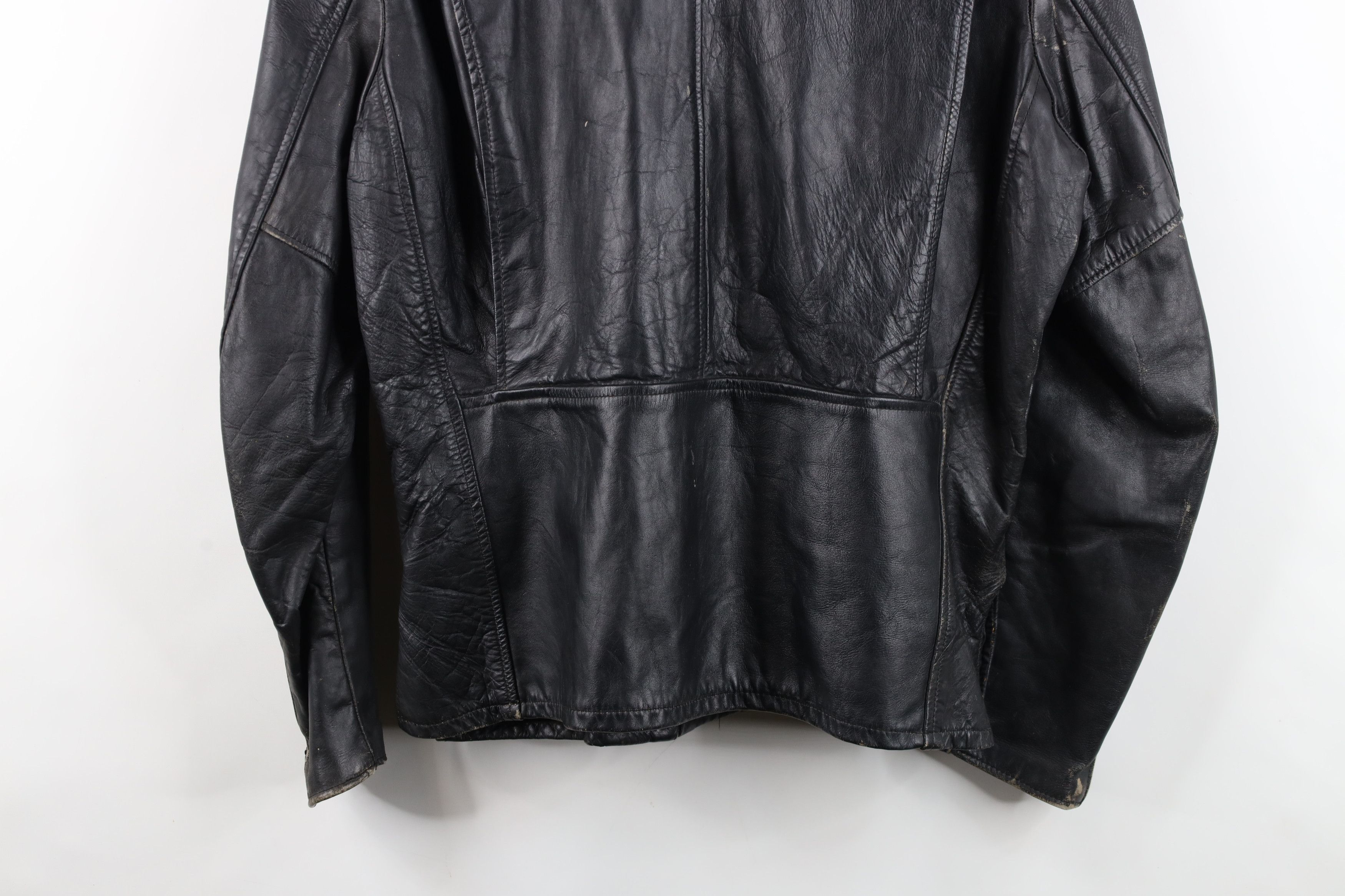 Vintage Vintage 70s Streetwear Cafe Racer Motorcycle Jacket USA Size US L / EU 52-54 / 3 - 16 Thumbnail
