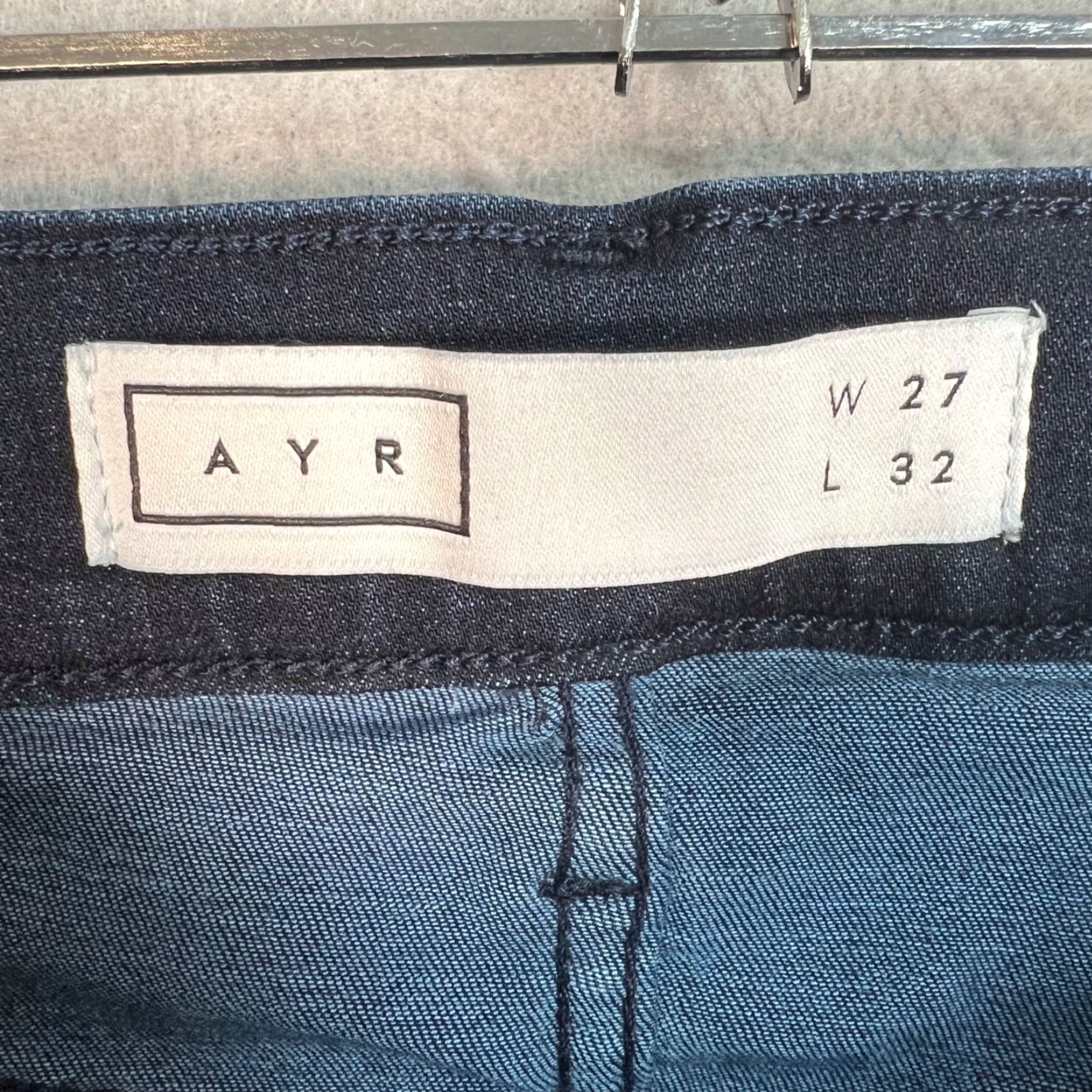AYR AYR Jeans Skinny Denim Womens 27 x 32 Stretch Blue 5-Pocket Vintage? No (Adult Women) Size 27 Inseam 33 Blue Distressed? No Size 27" / US 4 / IT 40 - 3 Thumbnail
