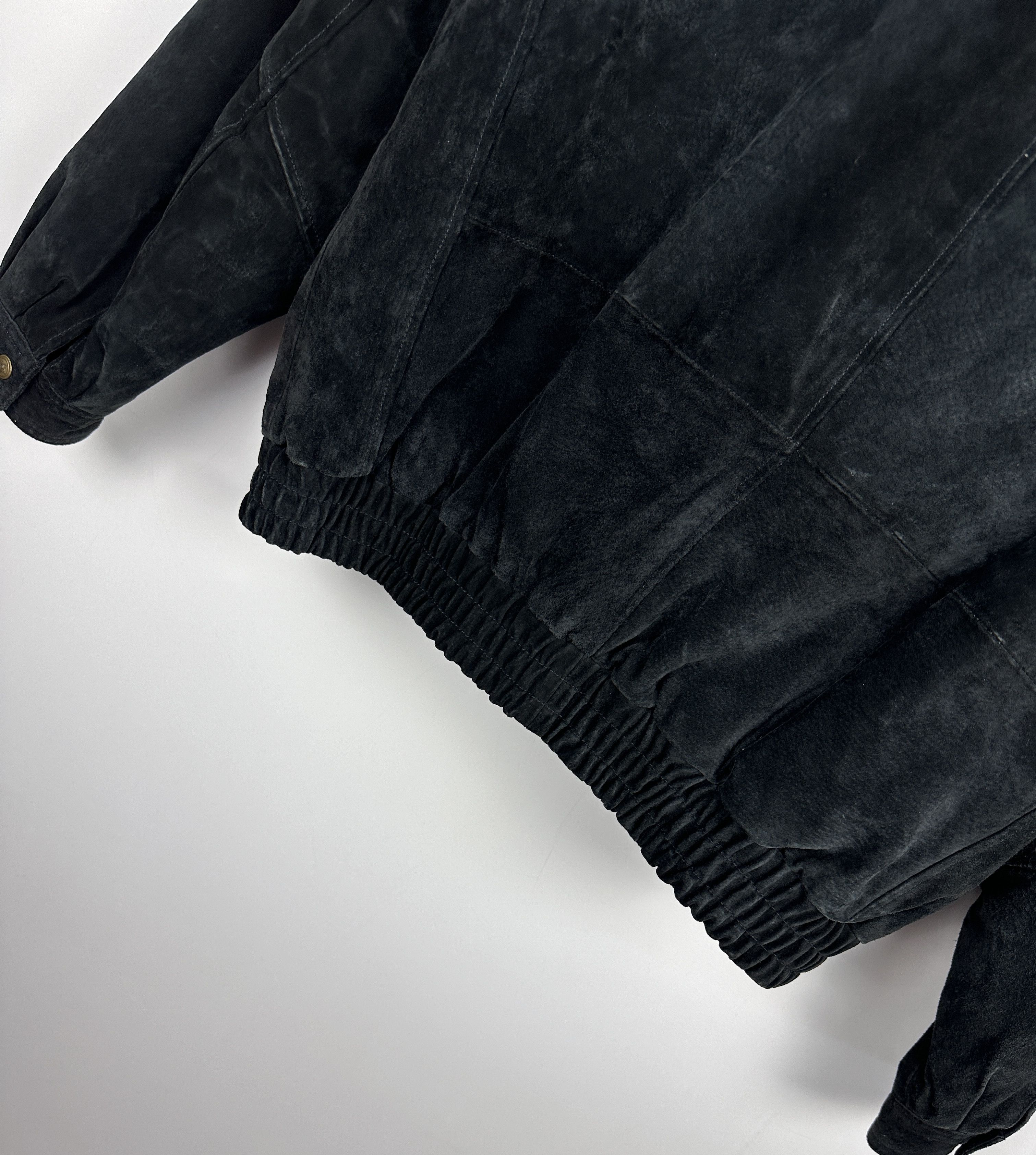 Vintage Vintage men leather bomber jacket oversize boxy Size US L / EU 52-54 / 3 - 7 Thumbnail