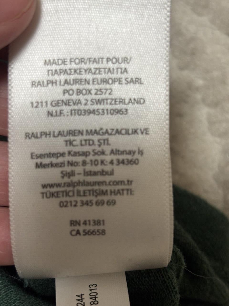 Polo Ralph Lauren Polo Ralph Lauren Stylish Men's green polo shirt Size US S / EU 44-46 / 1 - 9 Thumbnail