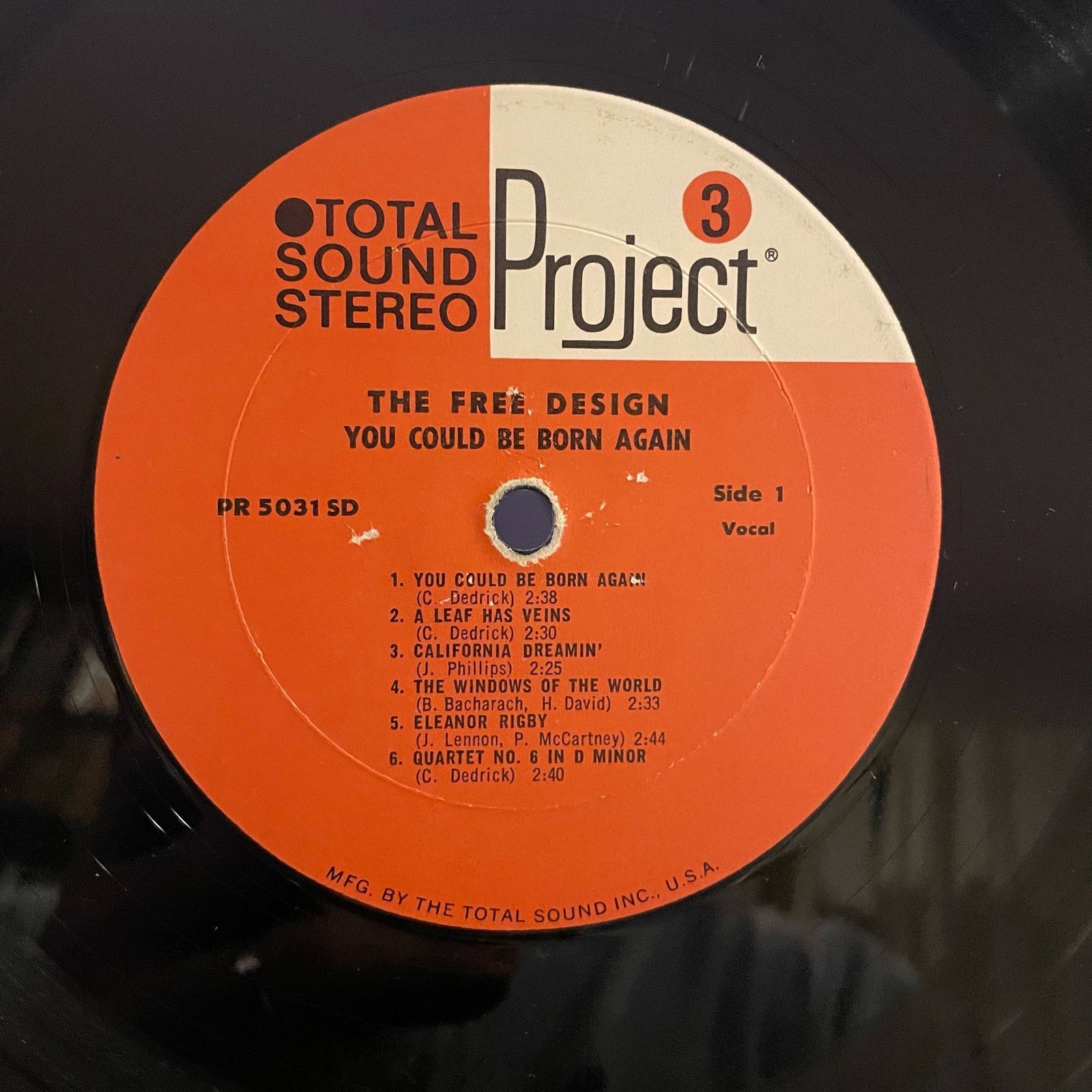INTENTIONALLY BLANK The Free Design - You Could Be Born Again LP vintage vinyl Size ONE SIZE - 5 Thumbnail