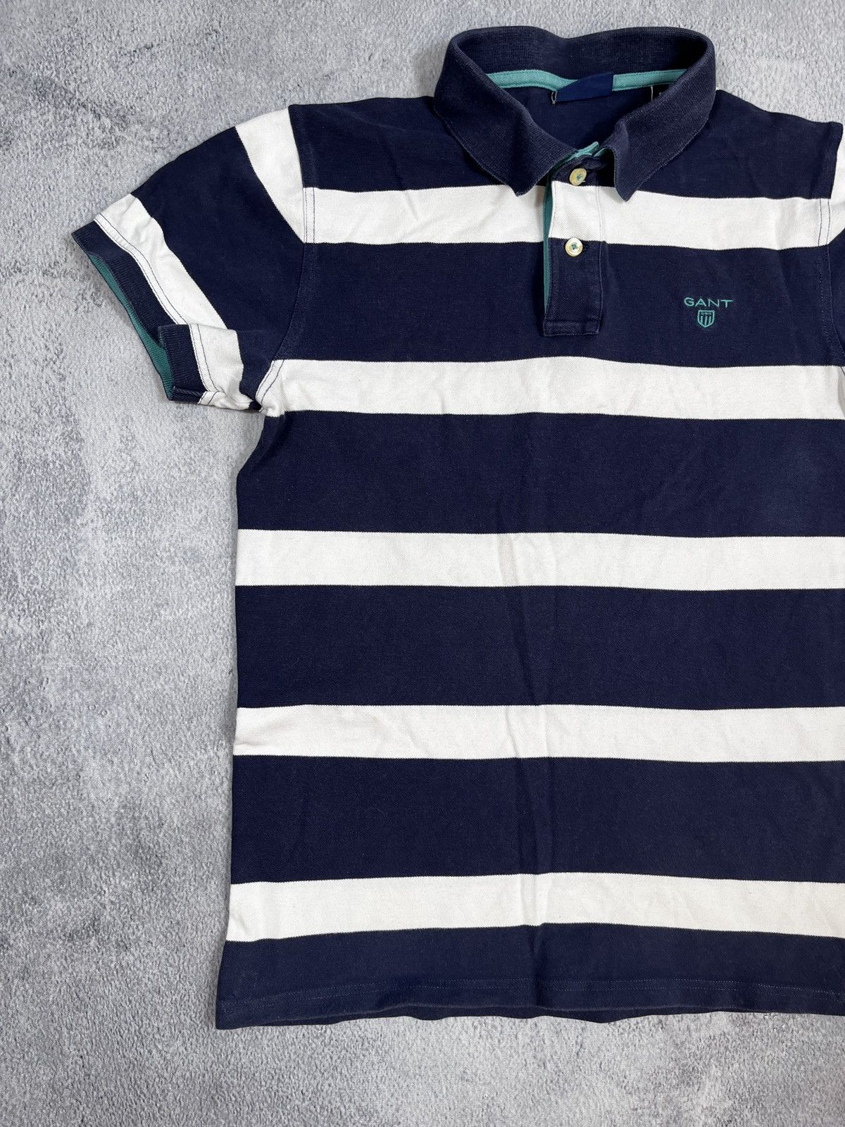 Gant × Vintage Vintage Y2K Gant striped polo t-tee old money streetwear S Size US S / EU 44-46 / 1 - 2 Thumbnail