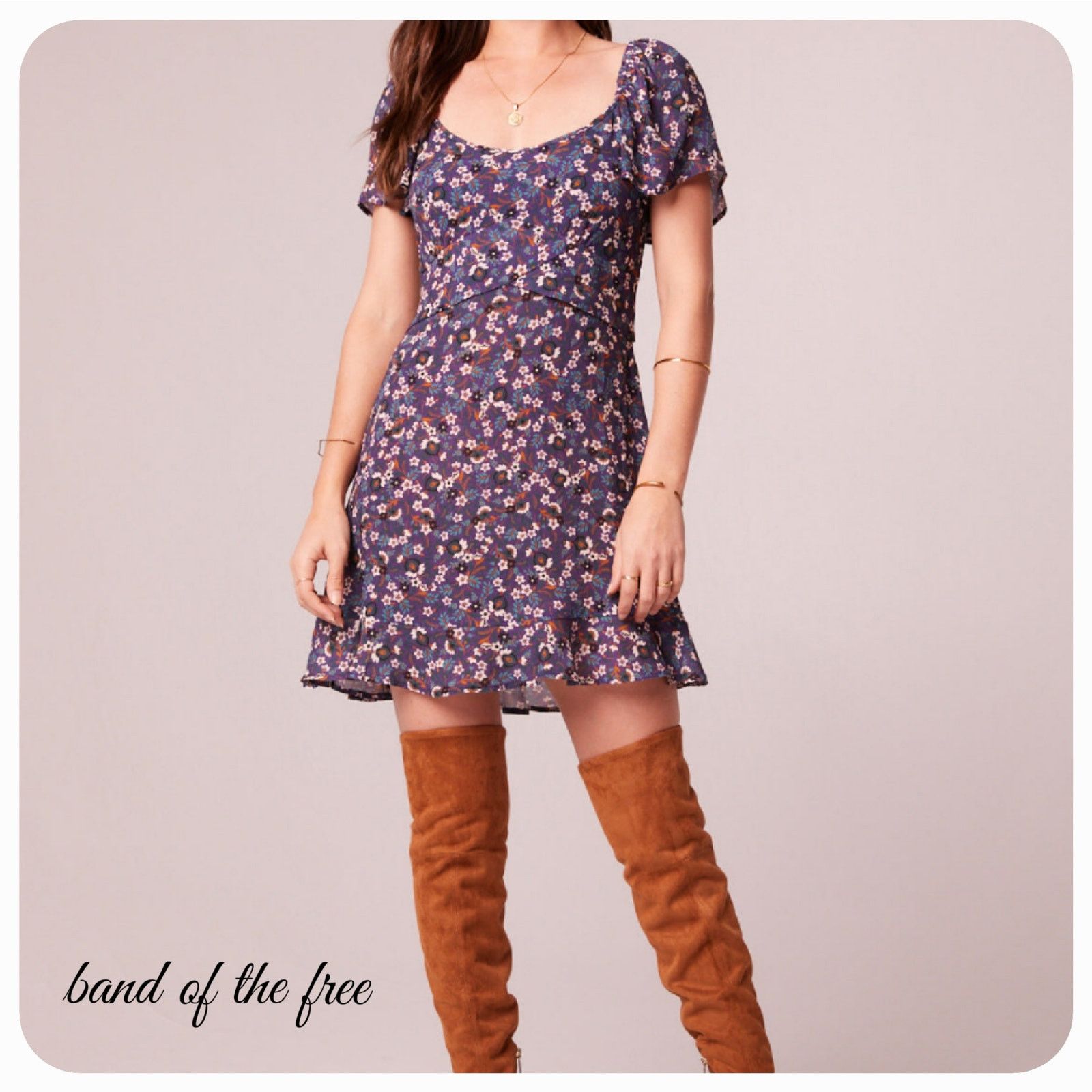 Other NWT B.O.G. Band of Free Coraline Crossover Mini Dress Sz. S Size S / US 4 / IT 40 - 1 Thumbnail