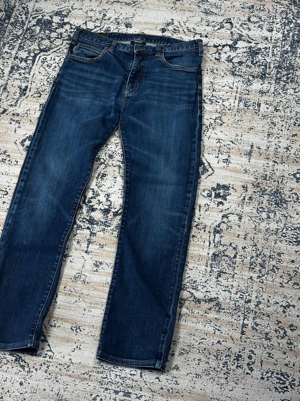 Armani Vintage Armani Jeans Blue Slim Grunge Pants Size US 32 / EU 48 - 3 Thumbnail