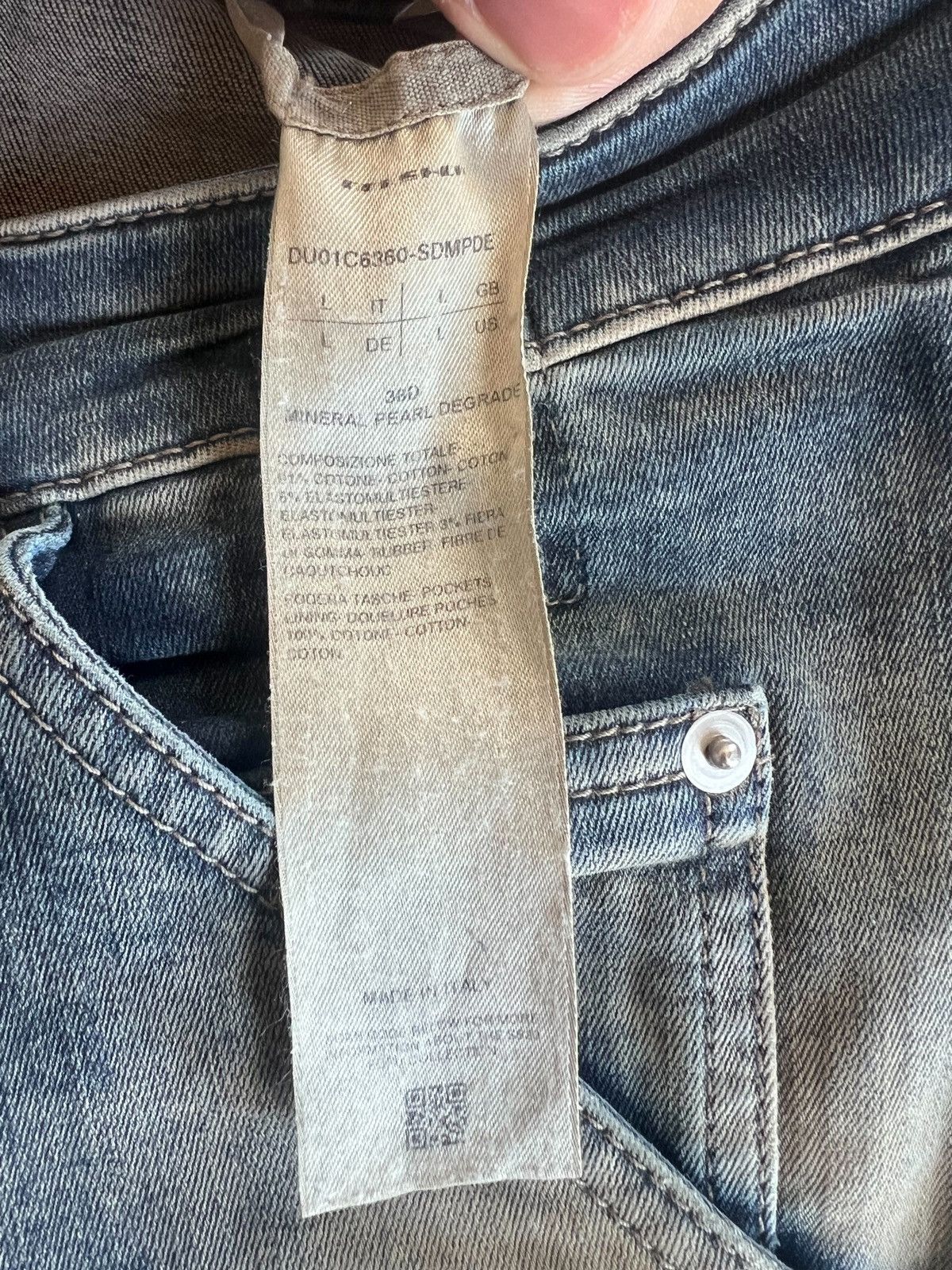 Rick Owens Rick Owens Blue gradient jeans Size US 32 / EU 48 - 4 Thumbnail