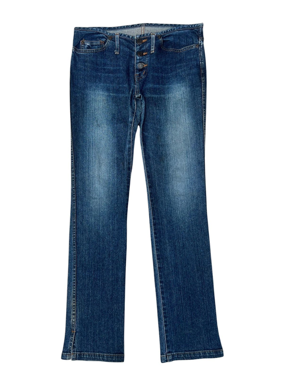 Hysteric Glamour Vintage Hysteric Glamour Waistless Dirty Mud Denim Jeans Size 31" - 3 Thumbnail