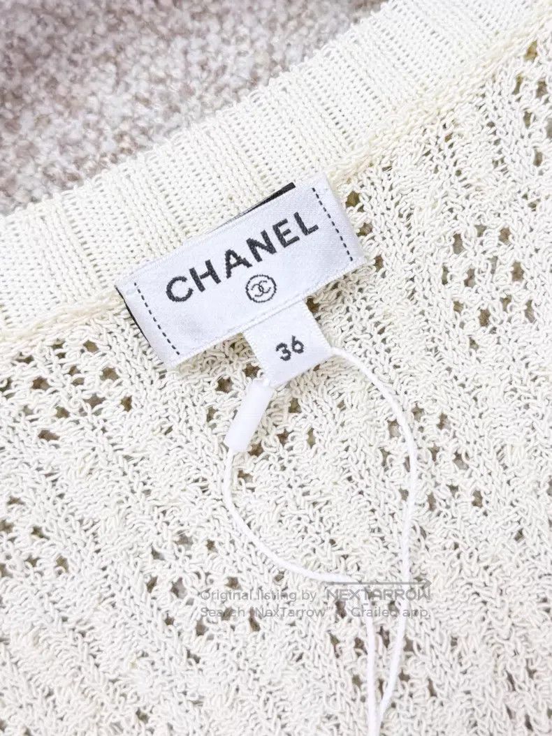 Chanel Chanel Ruffled knitted vest cardigan coat Size XS / US 0-2 / IT 36-38 - 6 Thumbnail