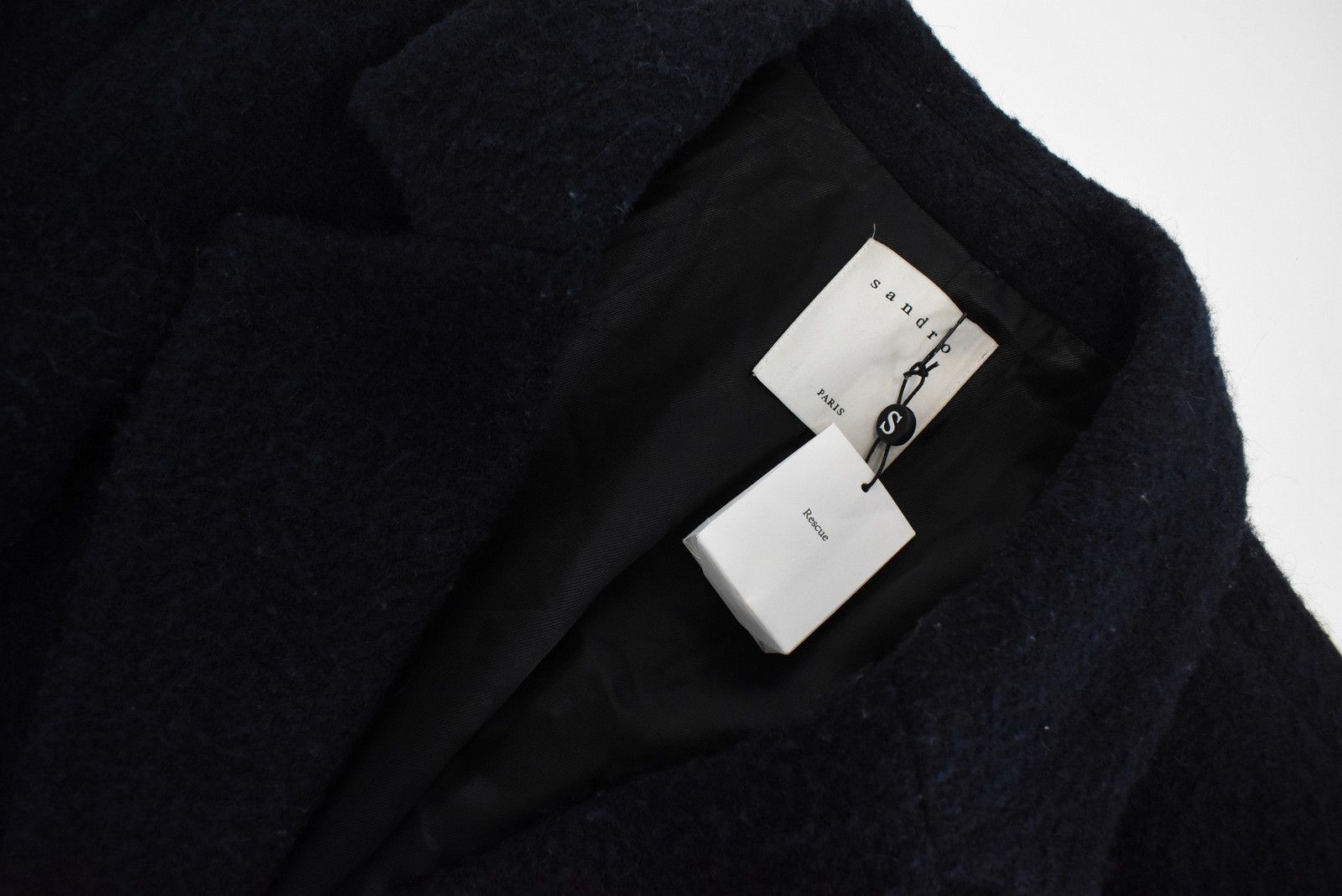 Sandro SANDRO Manteu Coat Womens EU 38 Wool Alpaca Blend Size M / US 6-8 / IT 42-44 - 6 Thumbnail