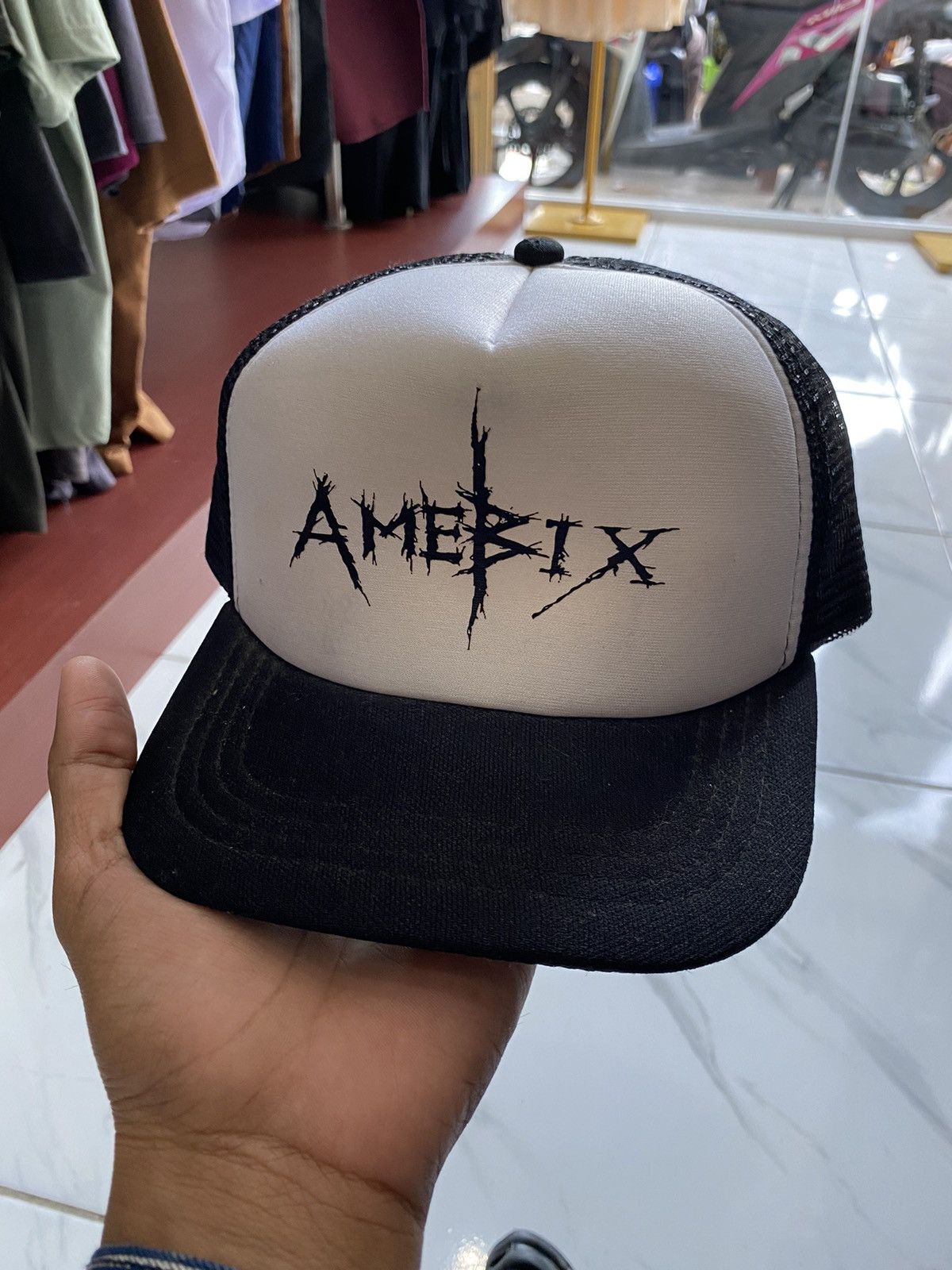 Band Tees × Vintage Vintage Amebix band Trucker hats Size ONE SIZE - 1 Thumbnail