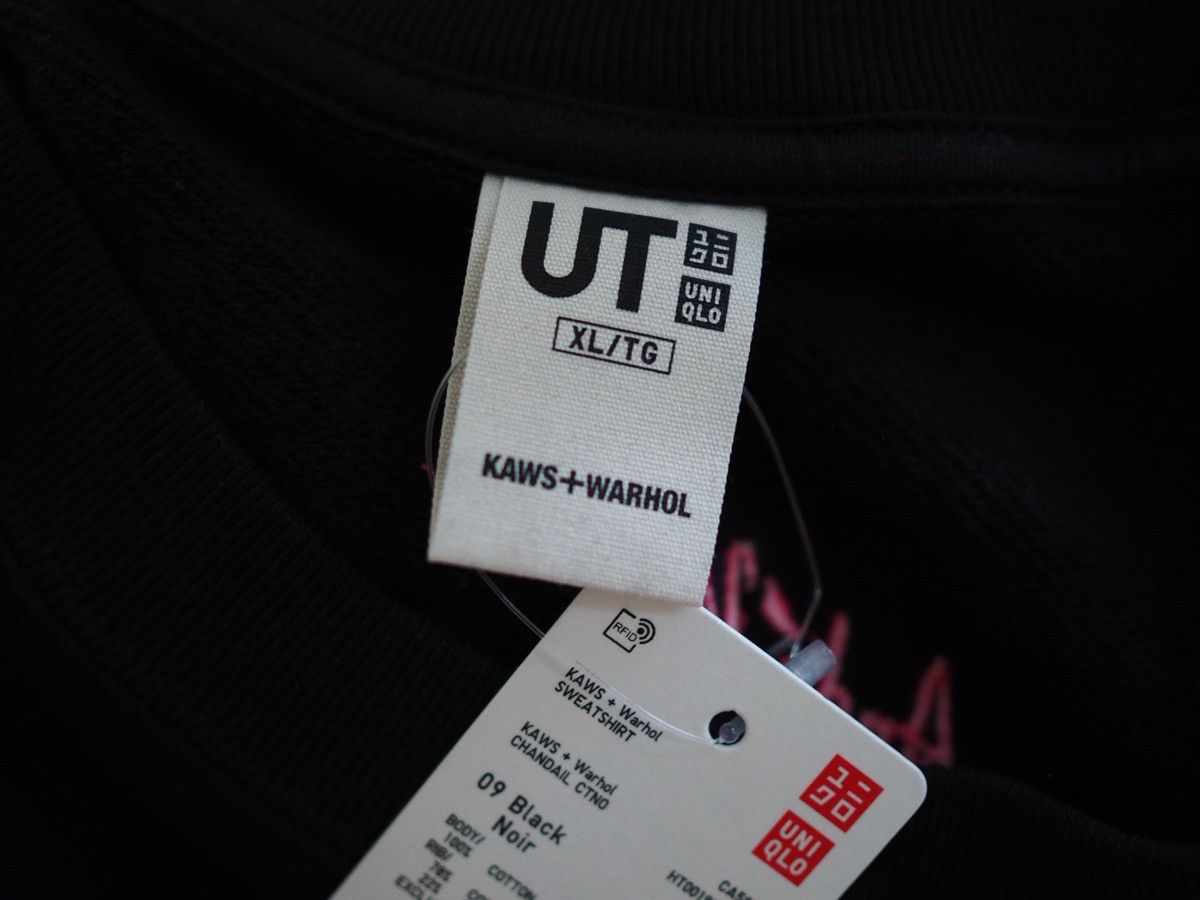 Andy Warhol × Kaws × Uniqlo Kaws long sleeve uniqlo streetwear sweatshirt XL Size US XL / EU 56 / 4 - 2 Thumbnail