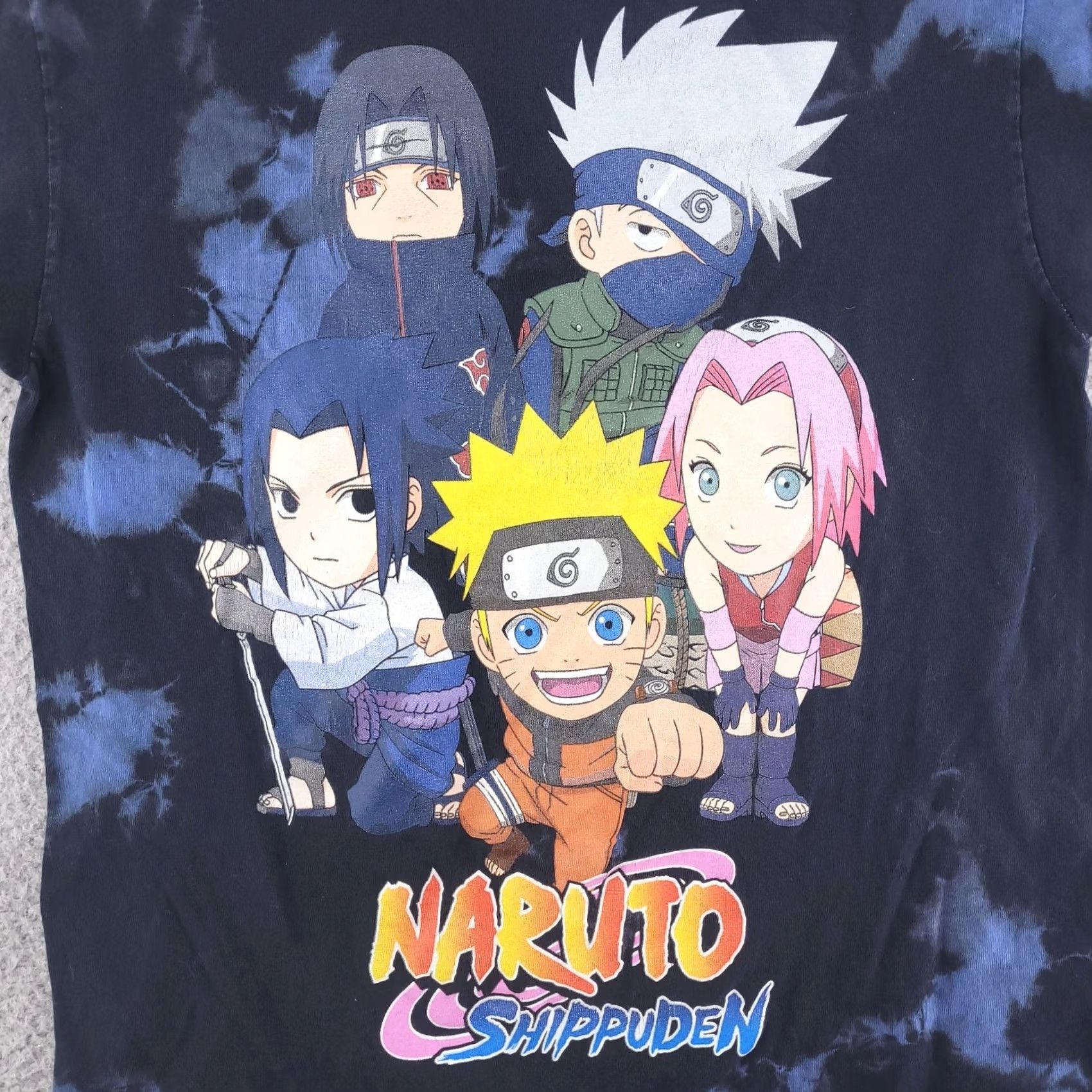 Vintage Naruto Shippuden Shirt Mens Small- Medium Tie Dye Graphic Cast Black Size US M / EU 48-50 / 2 - 2 Thumbnail