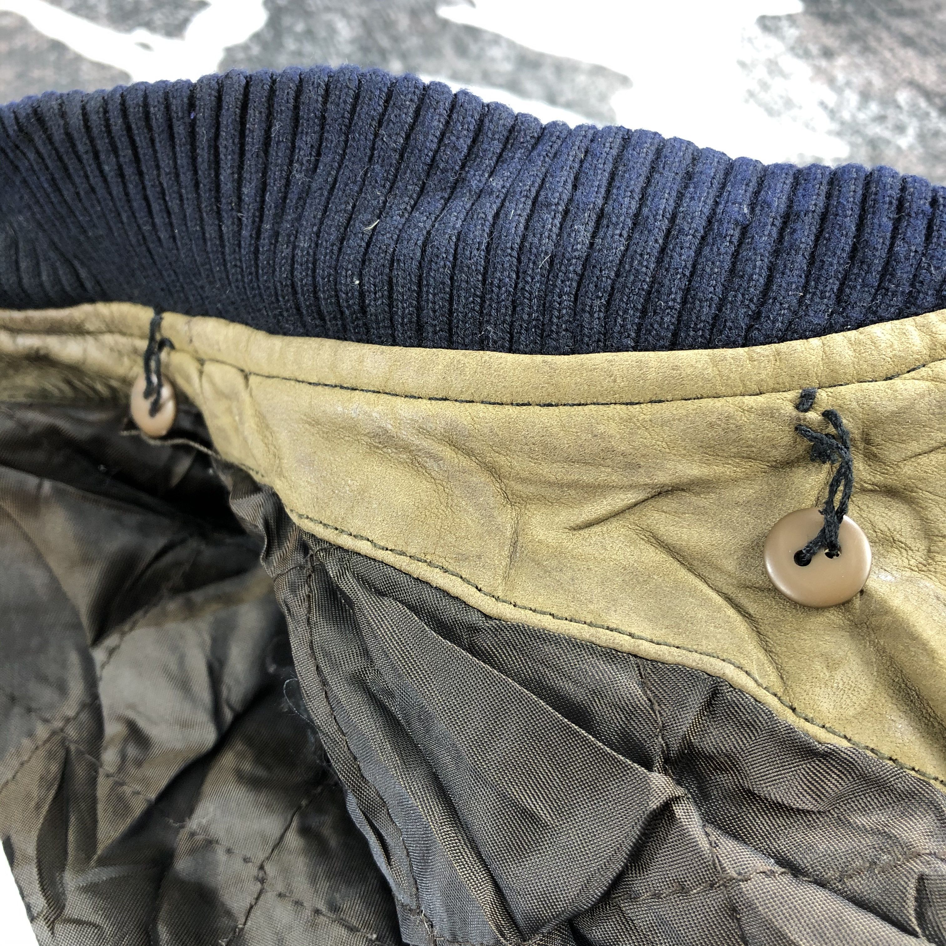 Vintage Vintage Leather Bomber Jacket Size US L / EU 52-54 / 3 - 7 Thumbnail