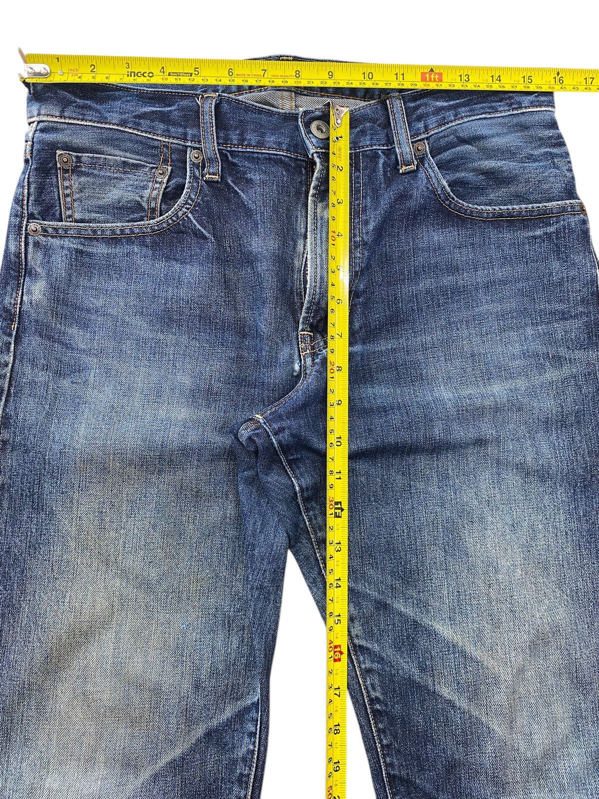 Uniqlo Uniqlo X Selvedge Faded Wash Straight Leg Style Jeans Size US 32 / EU 48 - 6 Thumbnail
