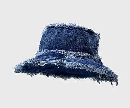 Other Avant garde washed reversible distressed raw bucket hat Size ONE SIZE - 4 Thumbnail
