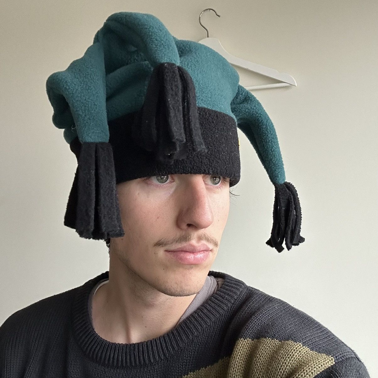 Vintage Crazy Rare Vintage 90s Bula Fleece Mohawk Spikes Ski Beanie Size ONE SIZE - 6 Thumbnail