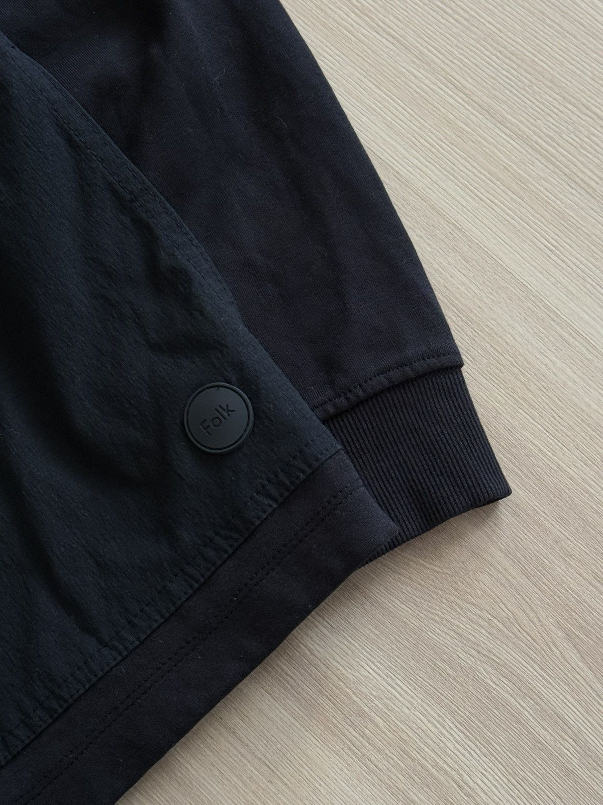 Folk Vintage Folk Signal Half Zip Indigo Bomber Jacket Size US M / EU 48-50 / 2 - 6 Thumbnail