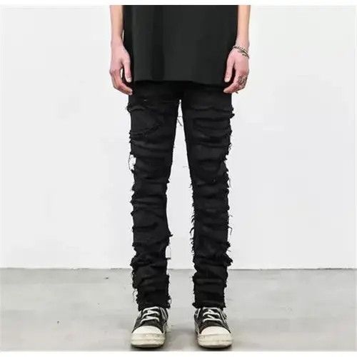 Japanese Brand × Vintage Skinny Flare trousers jeans Size US 31 - 4 Thumbnail