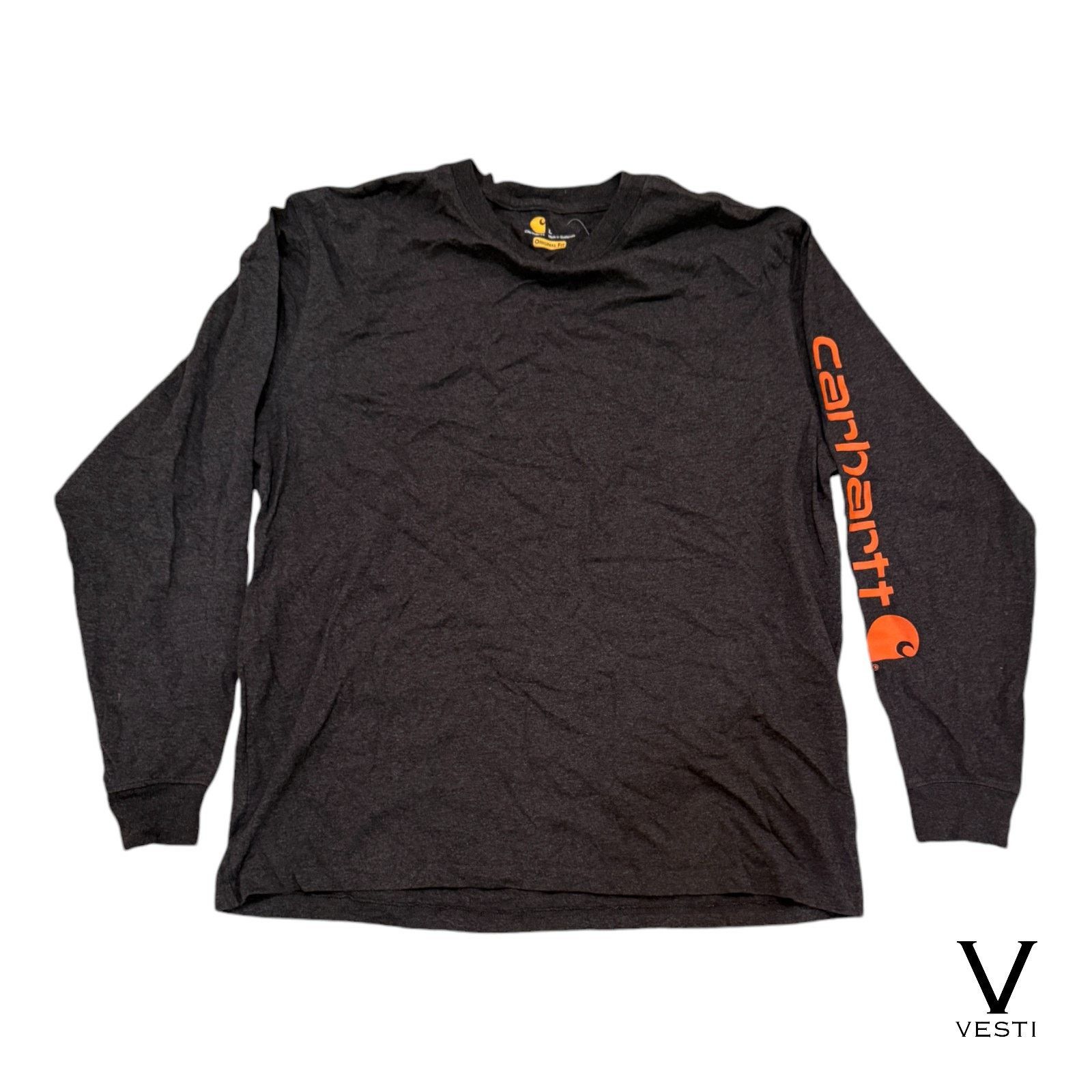 Carhartt Carhartt Tee Shirt Mens Large Gray Original Fit Long Size US L / EU 52-54 / 3 - 1 Thumbnail