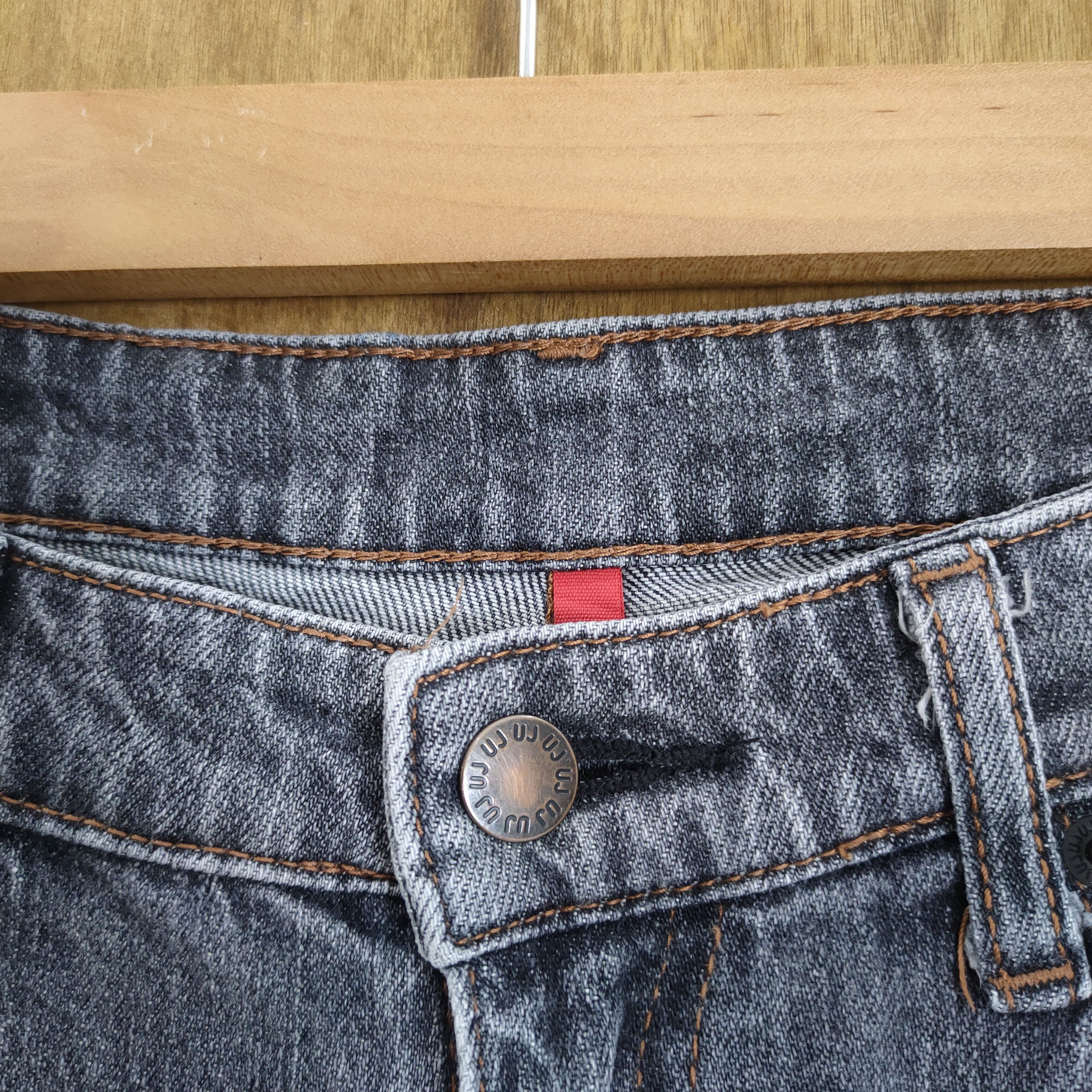 Japanese Brand VINTAGE JAPANESE BLACK JEAN DISTRESSED DENIM PANTS Size US 30 / EU 46 - 9 Thumbnail