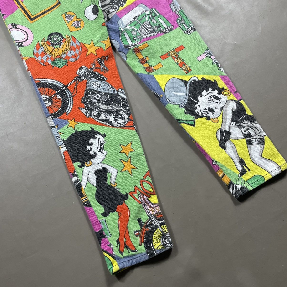 Versace × Versace Jeans Couture × Vintage VERSACE JEANS COUTURE BETTY BOOP POP ART JEANS Size 26" / US 2 / IT 38 - 8 Thumbnail