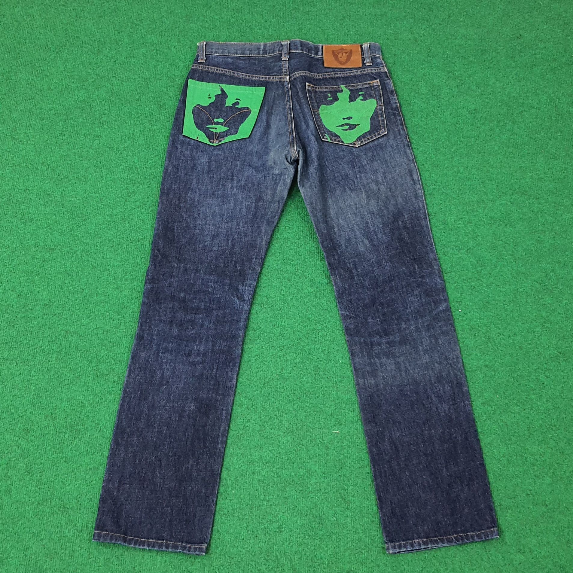 Hysteric Glamour Vintage Hysteric Glamour Raiders Custom Logo Jeans C244N5 Size US 28 / EU 44 - 1 Thumbnail