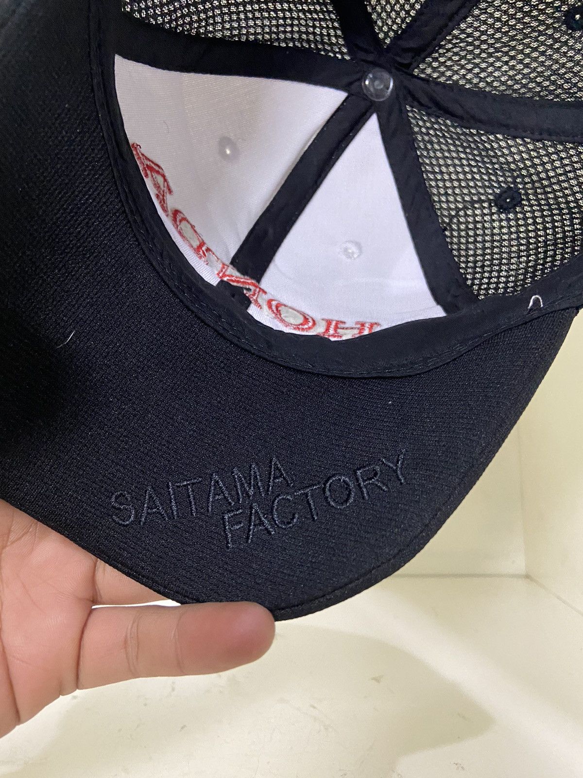 Honda × Vintage VTG HONDA racing trucker hat Size ONE SIZE - 8 Thumbnail