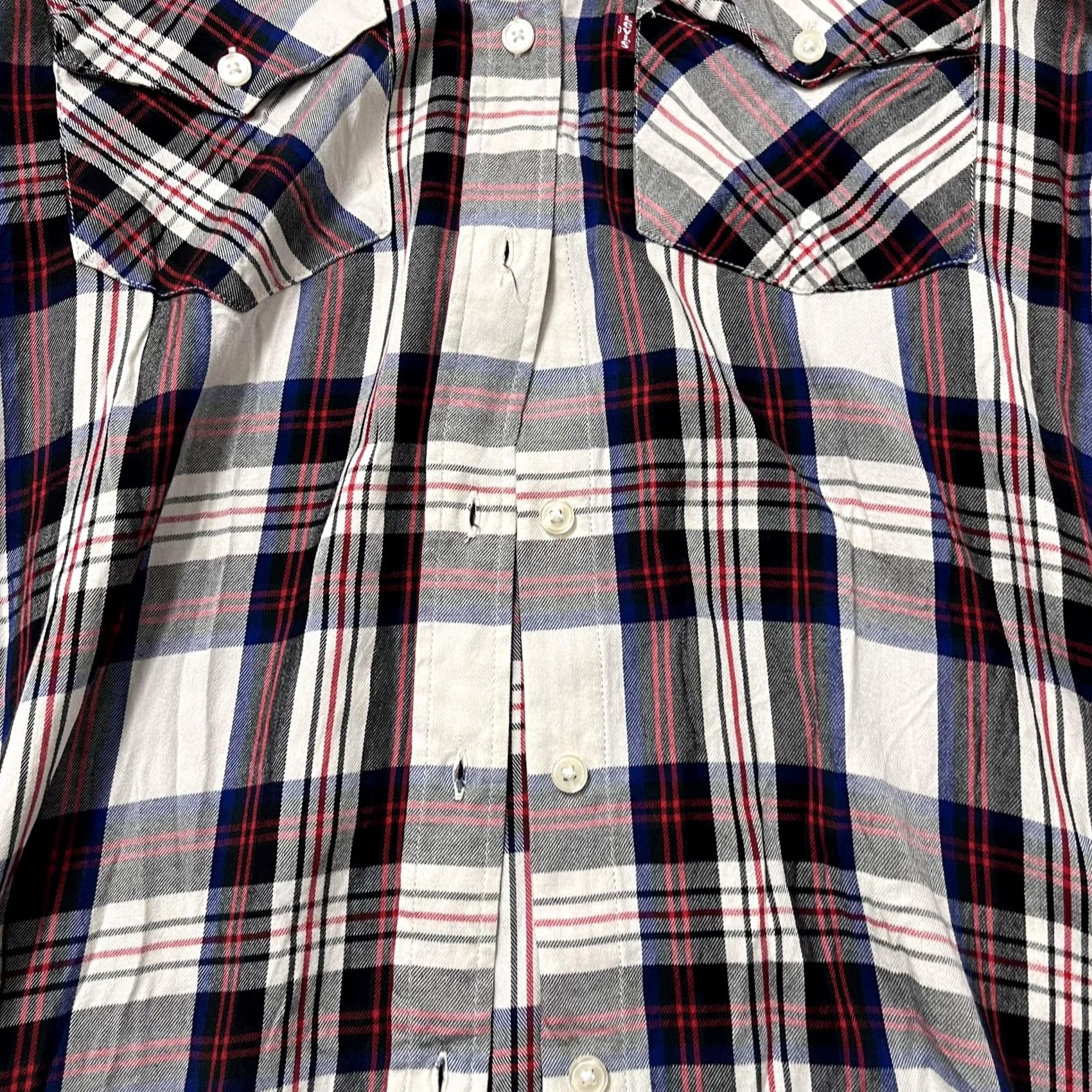 Levi's Levi's Shirt Mens XL Multicolor Plaid Long Sleeve Button Up Western Rayon Size US XL / EU 56 / 4 - 3 Thumbnail