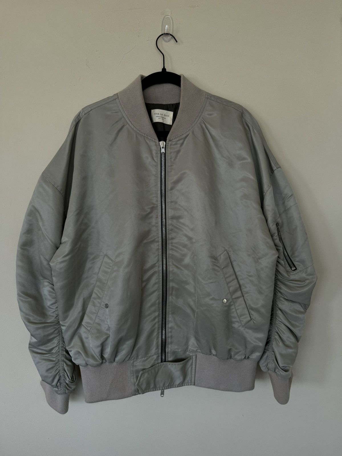 image of Fear Of God Silver 4Th Collection Bomber Jacket, Men's (Size XL)