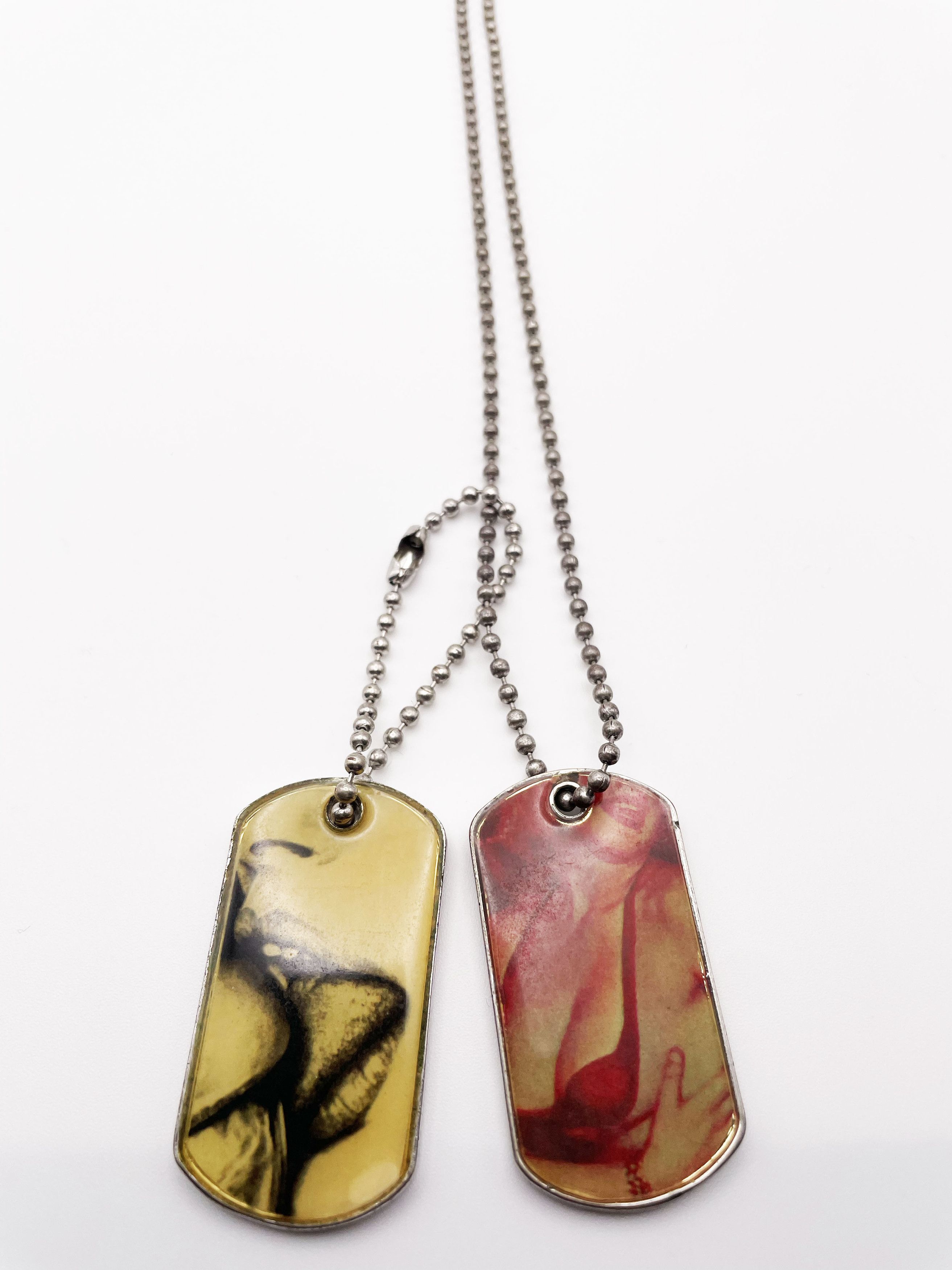 Vivienne Westwood 1997 Orb Dog Tag Necklace Size ONE SIZE - 2 Thumbnail