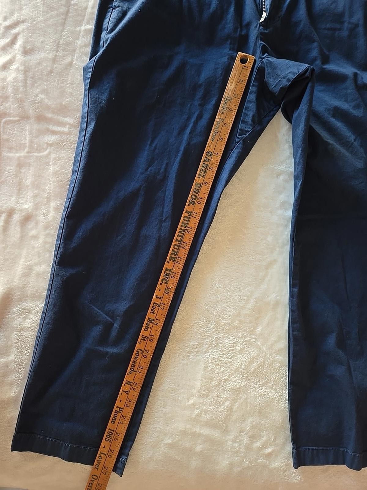Bonobos Bonobos Men's Size 36 x 27 Drawstring Flat Front Pants Blue Size US 36 / EU 52 - 7 Thumbnail