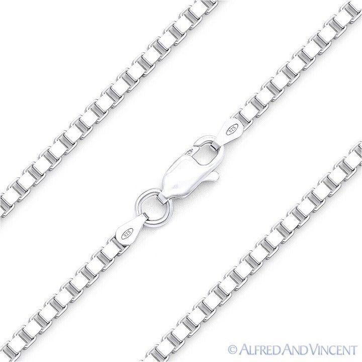 Other 3mm Classic Box Link Italian Chain Bracelet Size 8" Size ONE SIZE - 1 Preview