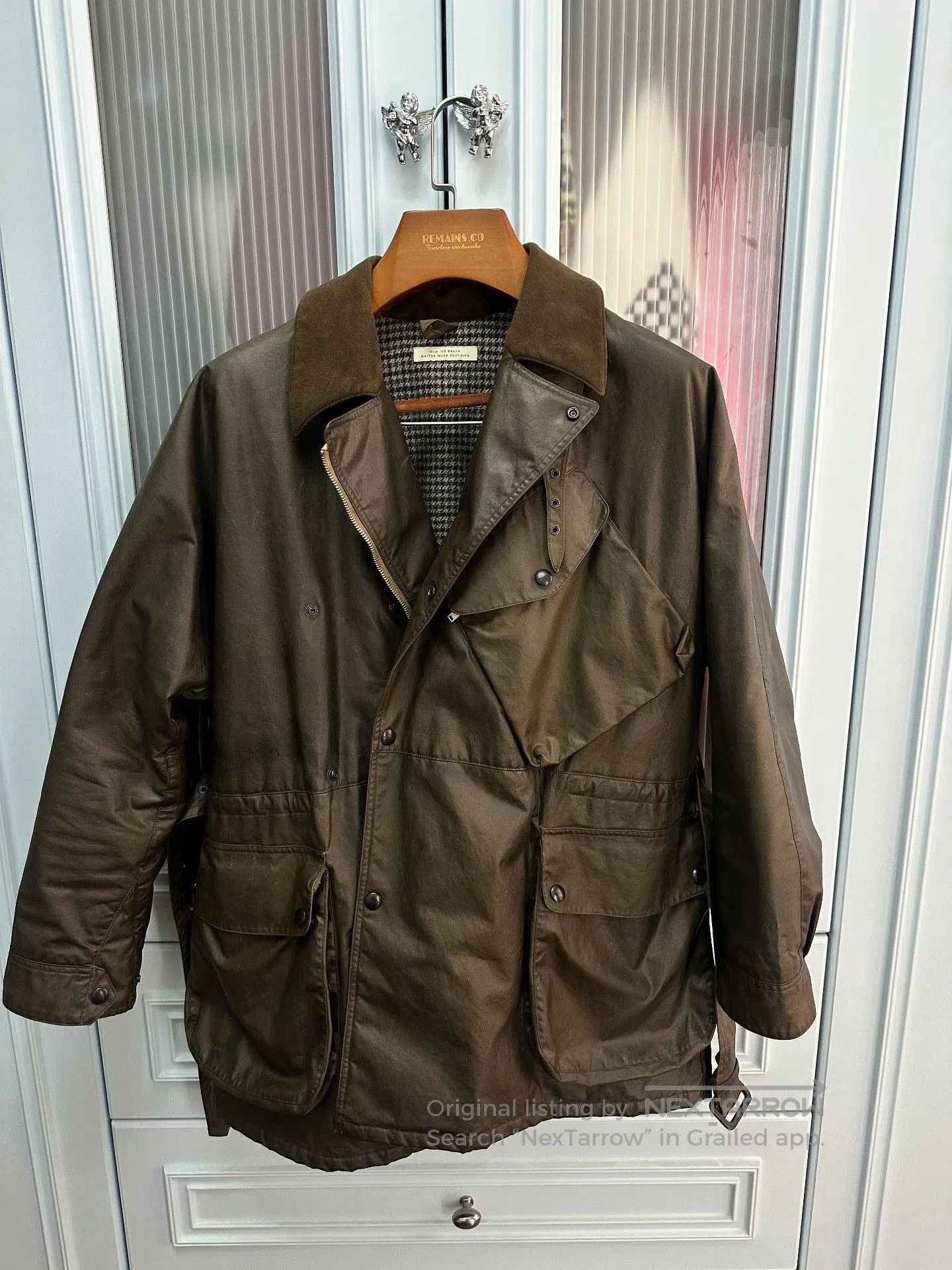 Old Joe Oldjoe Wax Jacket Size 36. Size US M / EU 48-50 / 2 - 5 Thumbnail