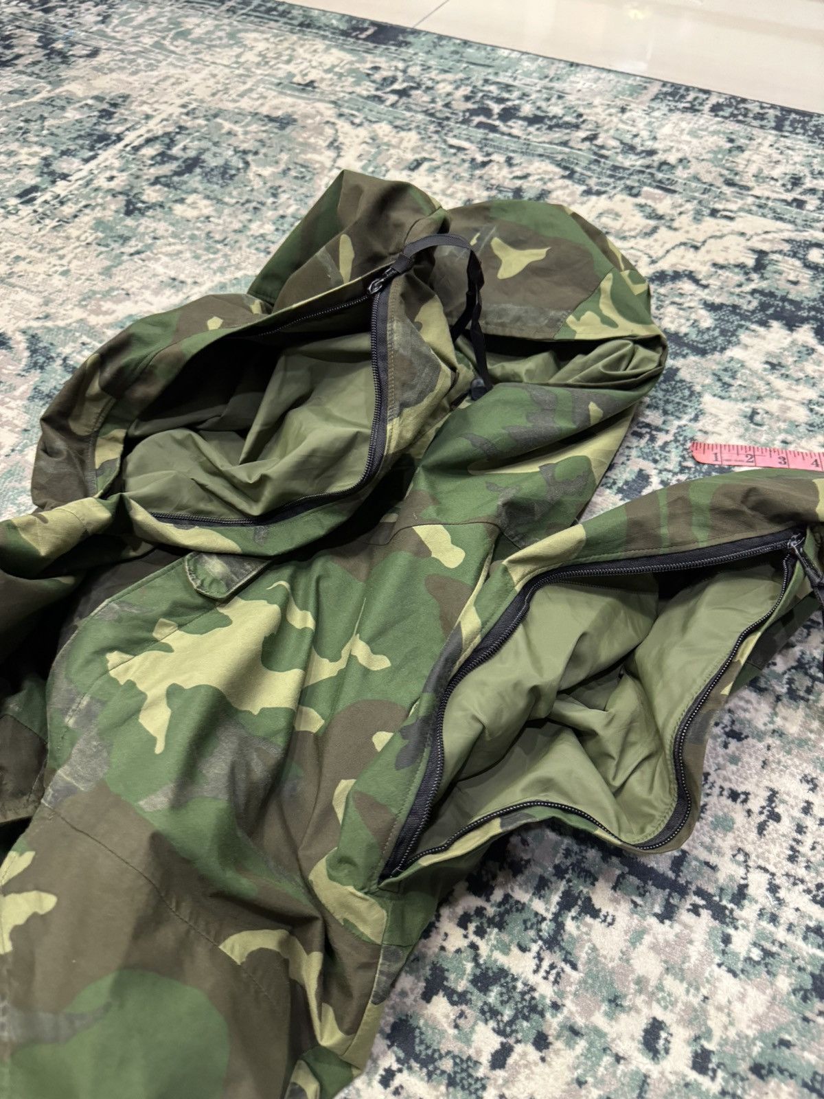 Vintage VINTAGE 1980s RAVEN IND. CAMOUFLAGE PARKA ARMY 3G0002 Size US L / EU 52-54 / 3 - 4 Thumbnail