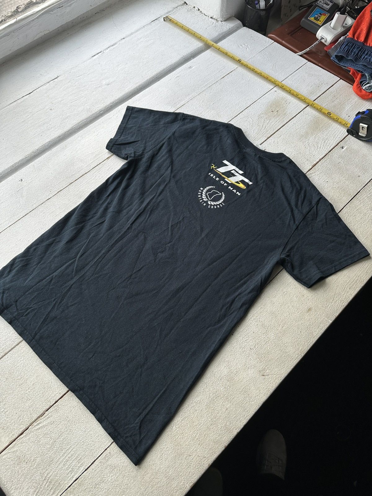 Vintage 🚨Racing T-shirt Isle of Man Vintage Big Logo 2 Side Size US S / EU 44-46 / 1 - 10 Thumbnail